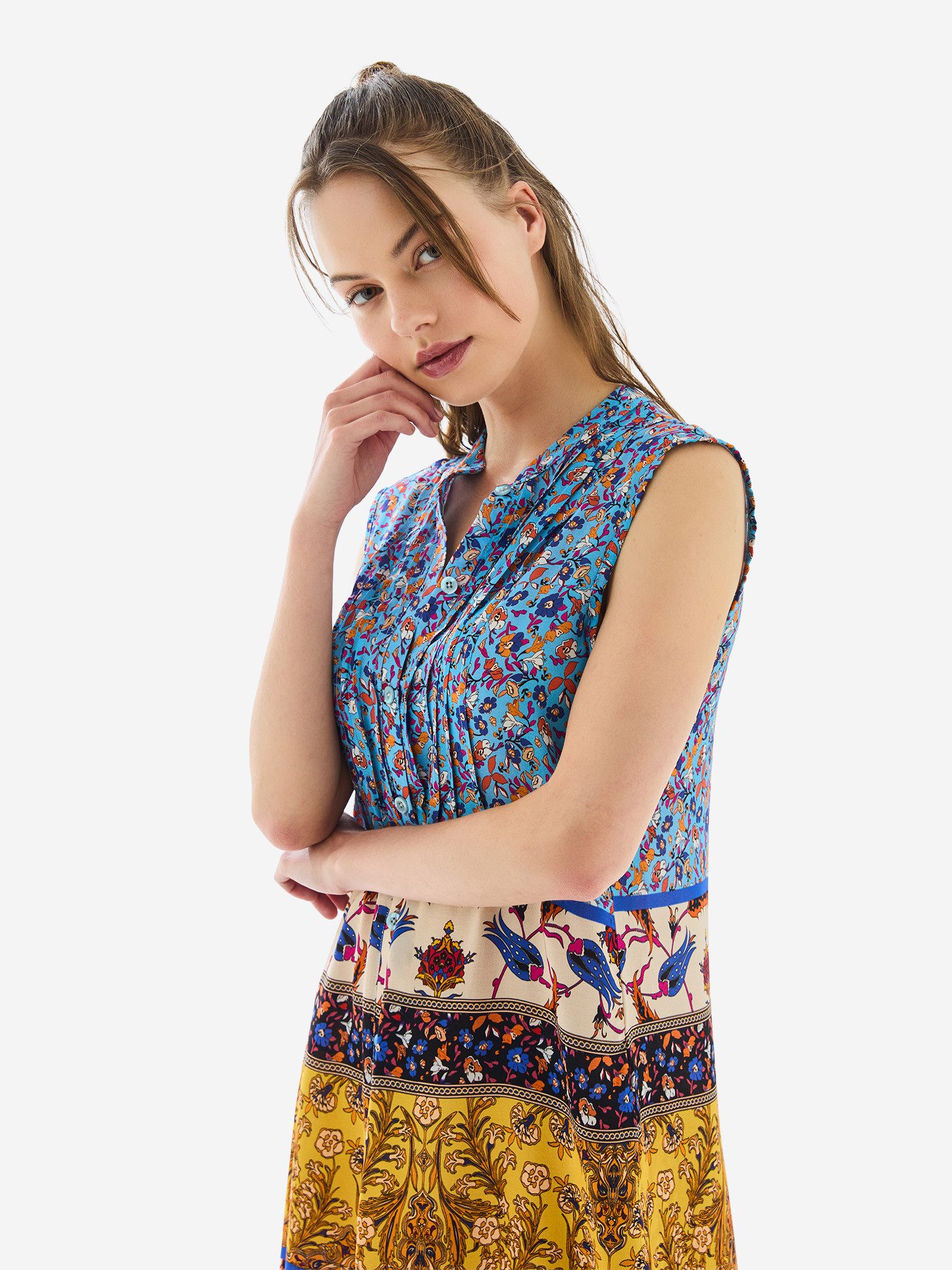 Goldenbay Shirtkleid Women's Dress Freizeitkleid Sommer Shirt-kleid