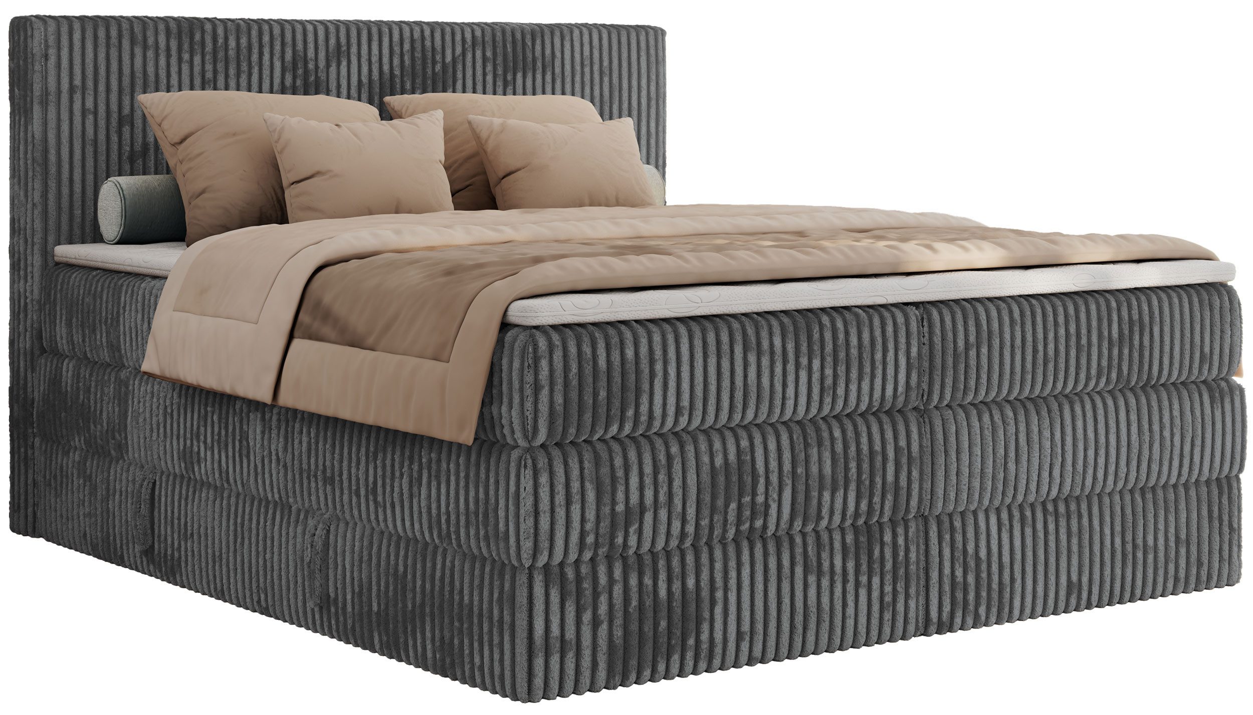 MKS MÖBEL Boxspringbett TILIANO KING (Packung, Set, Topper T25, Doppelbett, günstig online kaufen