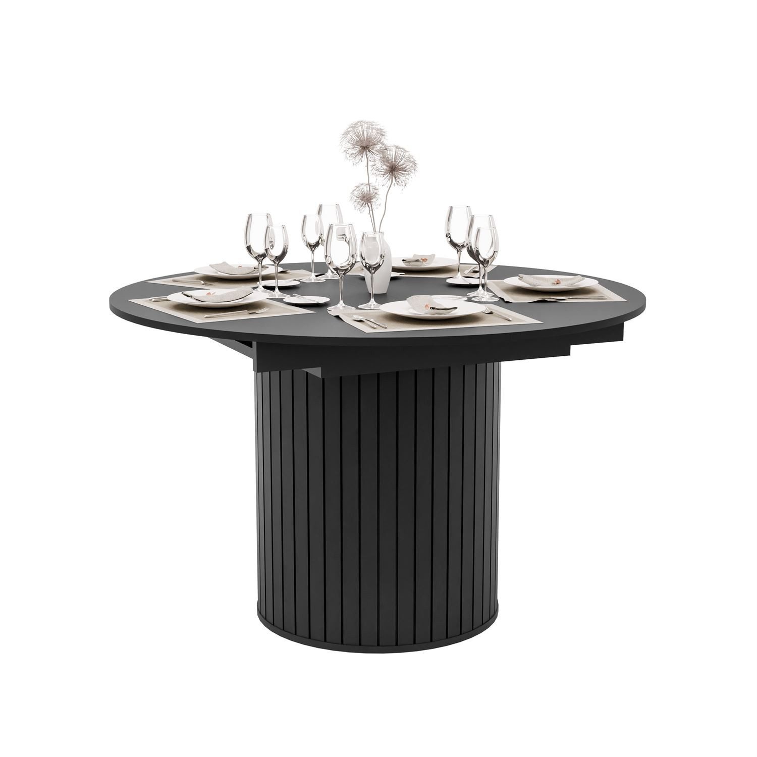 Lookway Esstisch ELODIE Runder ausziehbarer tisch 120-160 cm für das Esszim günstig online kaufen