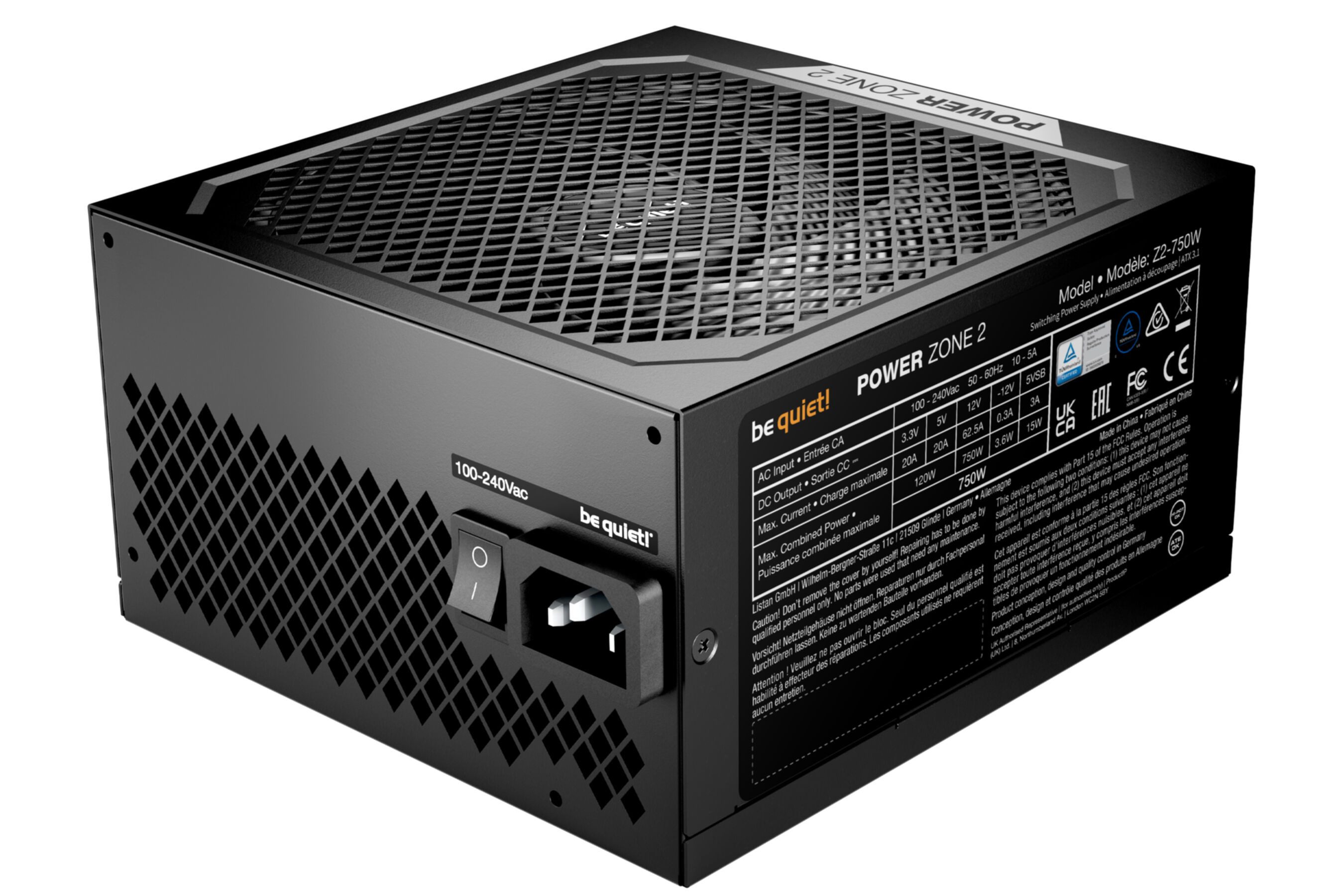 be quiet! POWER ZONE 2 750W Netzteil
