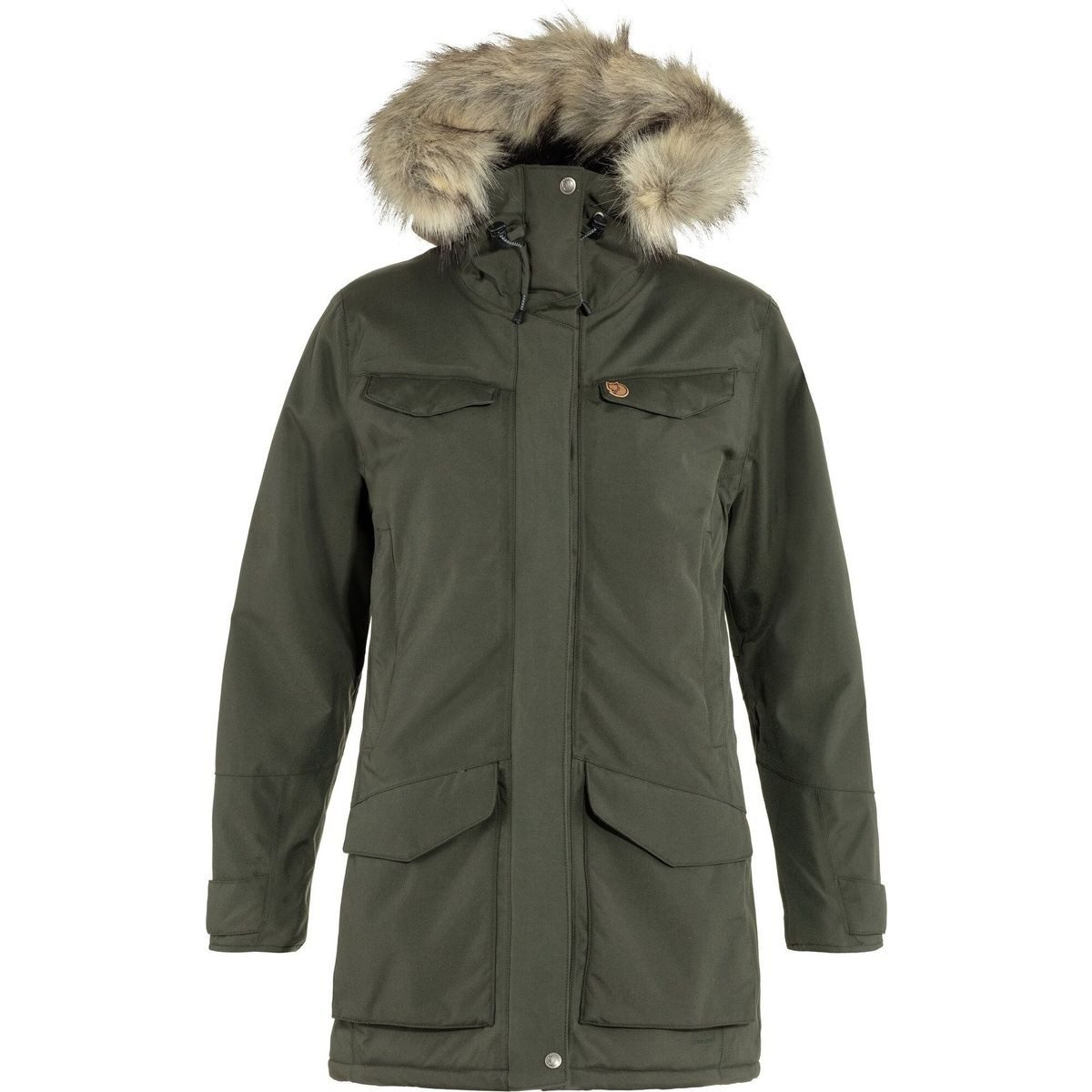 Fjällräven Outdoorjacke Nuuk Parka W Wetterfester Damen-Parka mit synthetischer Füllung, ideal für