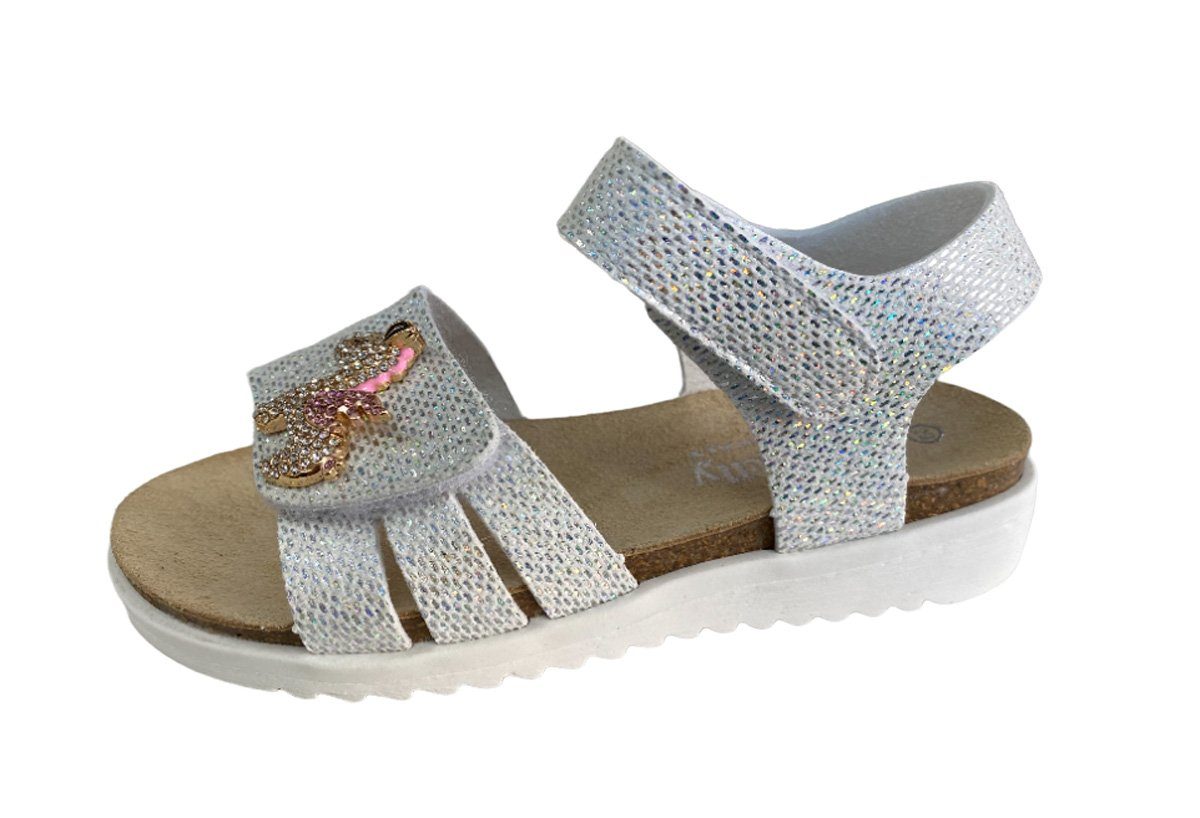 Lelli Kelly Lelli Kelly Kinder Sandalette BLISS LKCV2077 bianco glitter weiss Кроссовки