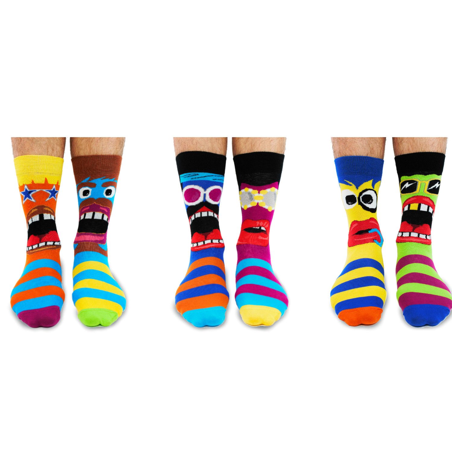 United Oddsocks Freizeitsocken Verrückte Socken Oddsocks Funk You! für Männ günstig online kaufen