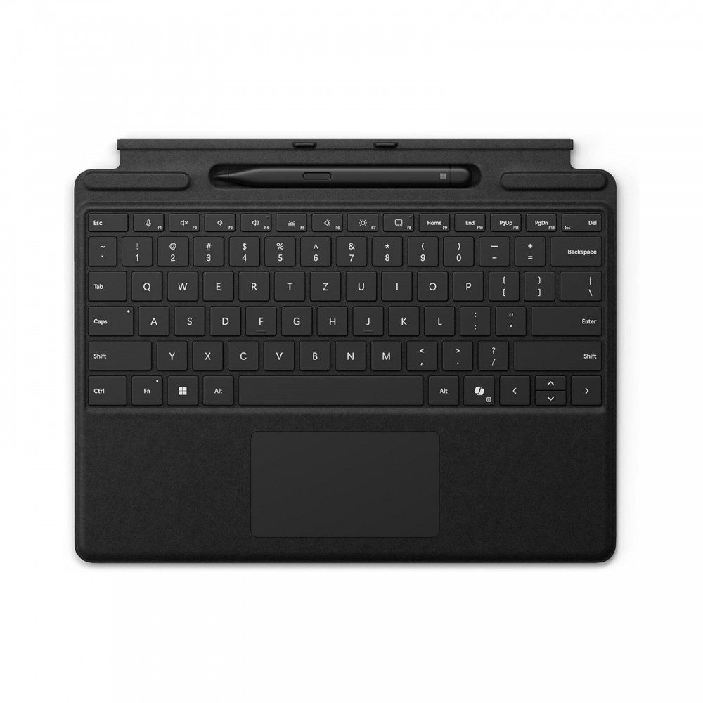 Microsoft 8X6-00172 Surface Pro Keyboard mit Slim Pen 2 Tastatur Schwarz Tablet-Tastatur
