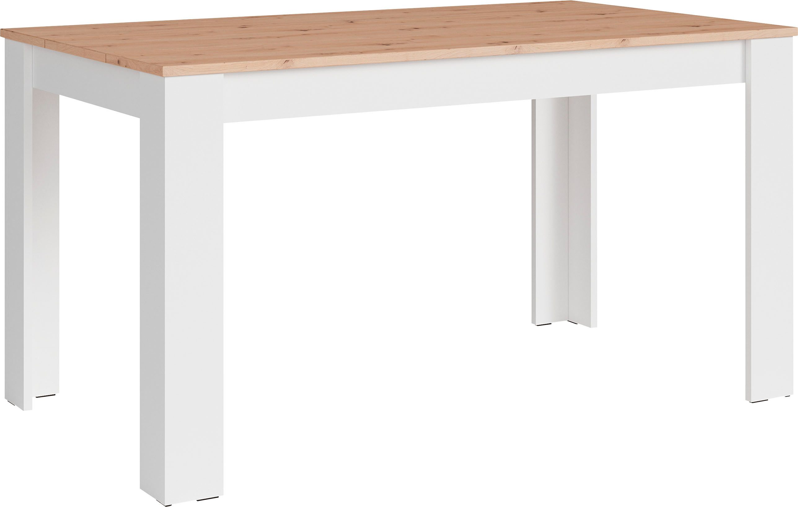 byLIVING Esstisch Nori, Küchentisch in Eicheoptik, Gestell wahlweise anthra günstig online kaufen