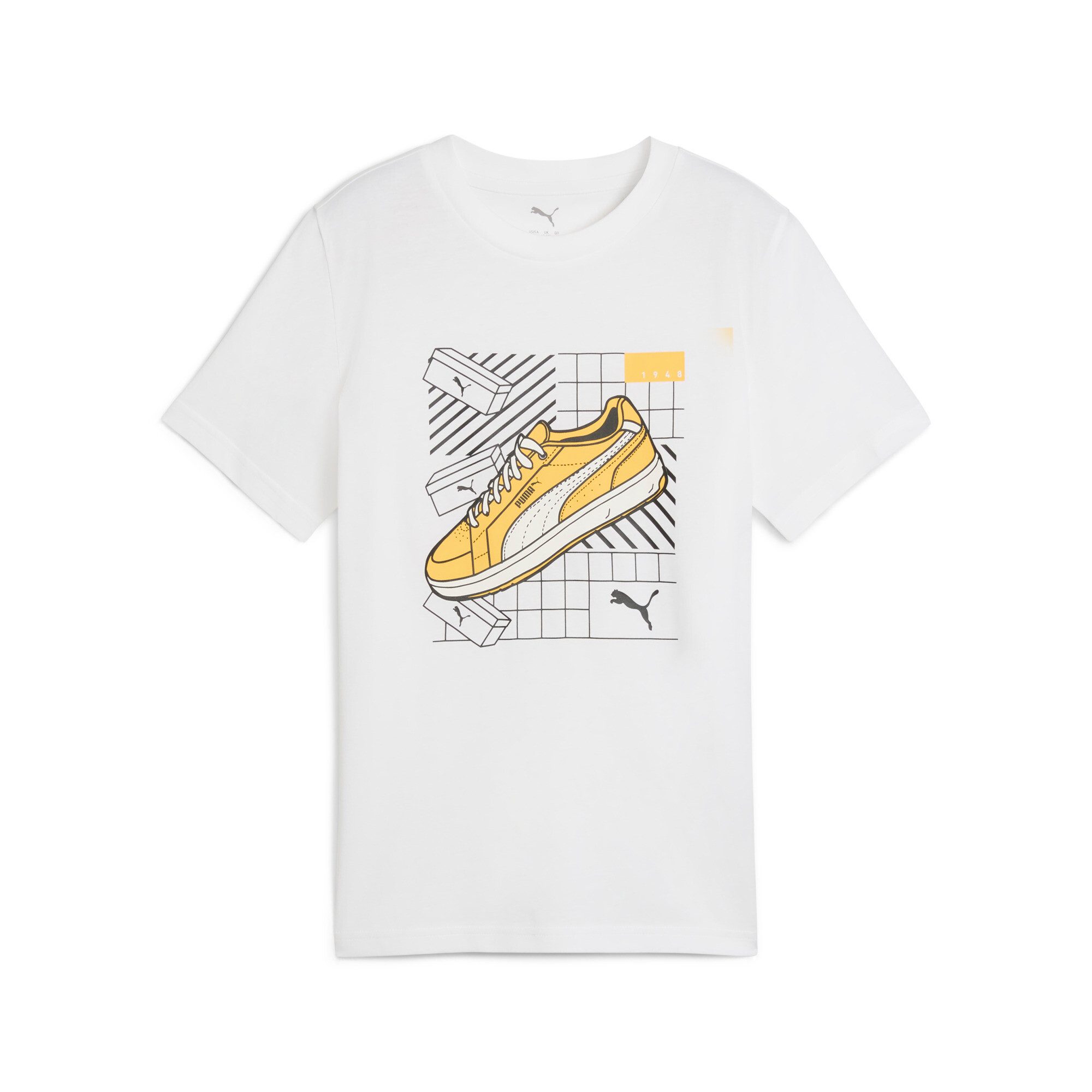 PUMA T-Shirt GRAPHICS TEE IV B Regular Fit, Rundhalsausschnitt, Kurzarm, für Jugendliche