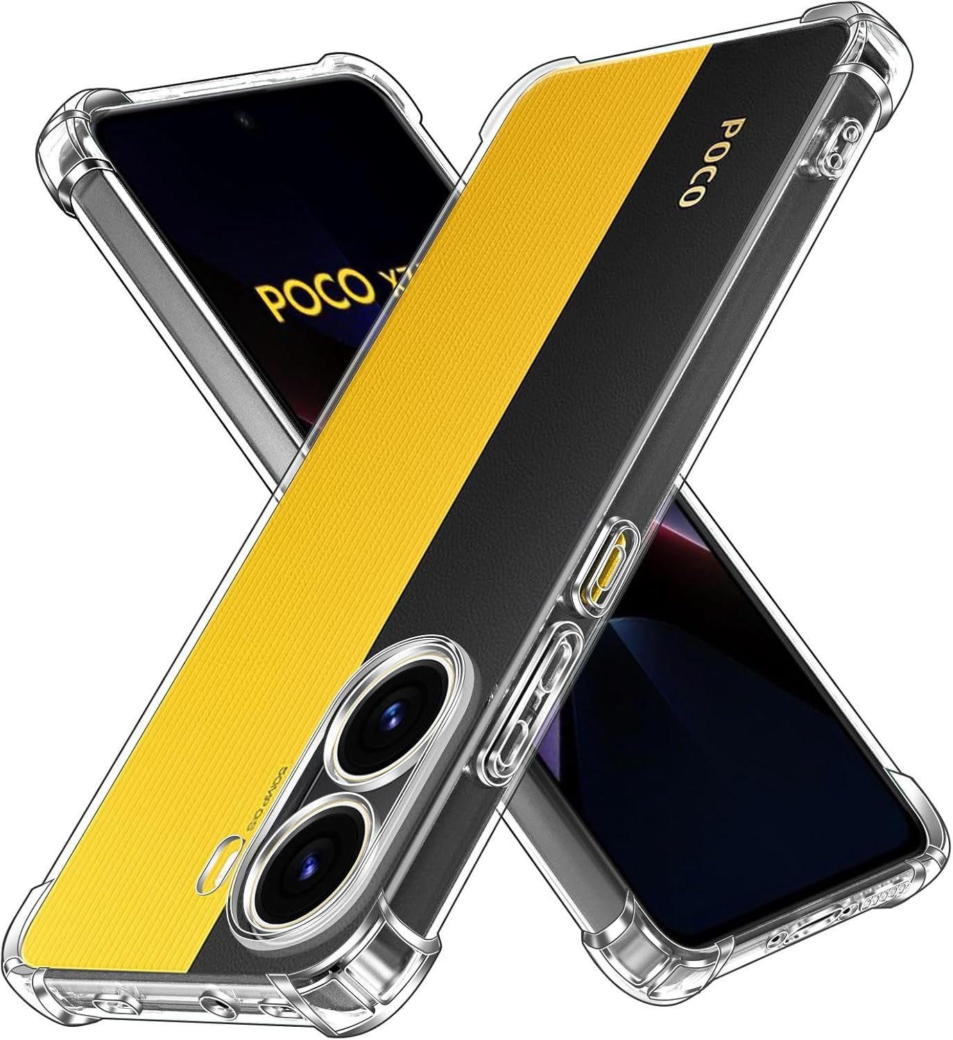 Widmann-Shop Handyhülle Poco X7 Pro Poco X7 Case Hülle Transparent Cover Hülle Handy