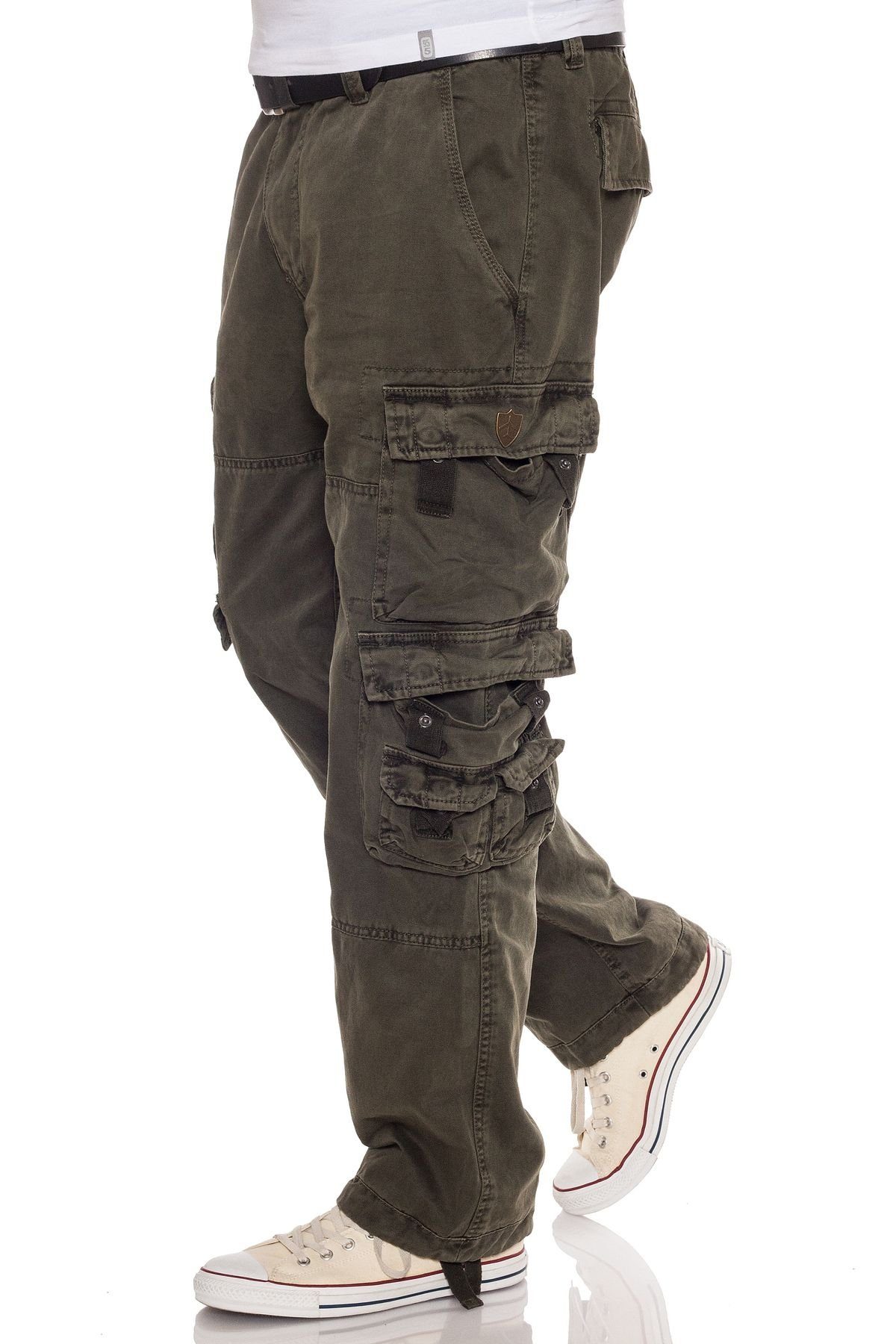 Jet Lag Cargohose Bikerhose mit vielen Taschen Straight Fit günstig online kaufen