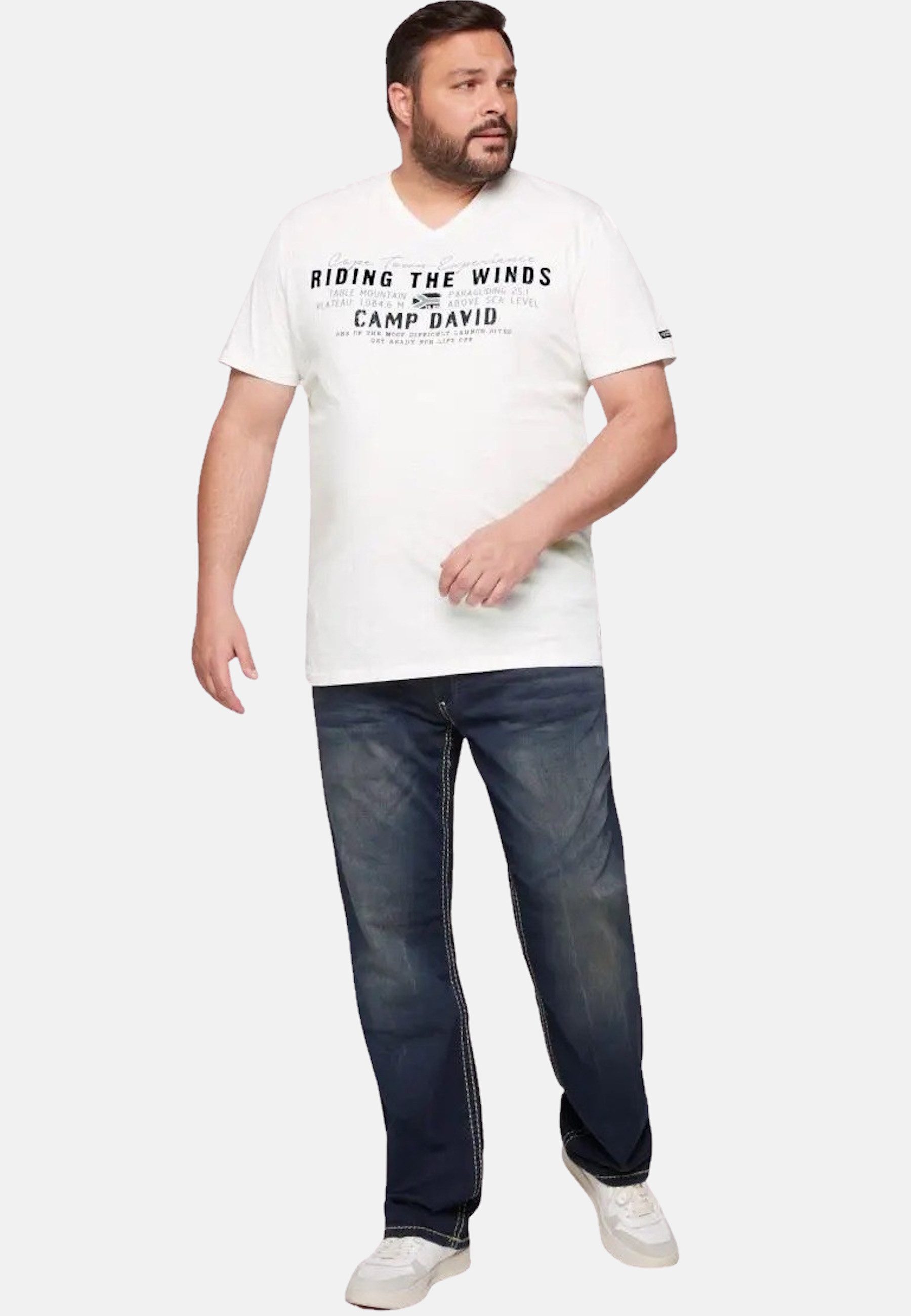 CAMP DAVID T-Shirt T-Shirt PARAGLIDING CAPE günstig online kaufen
