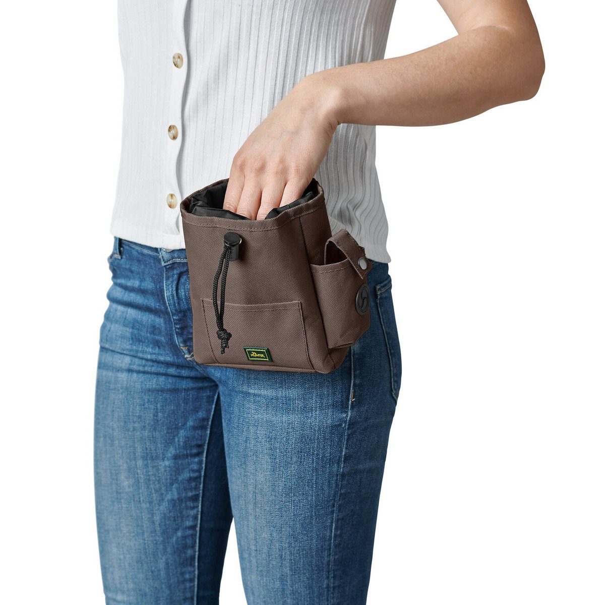 Hunter Tierbedarf Leckerlibeutel Gürteltasche Tyra braun