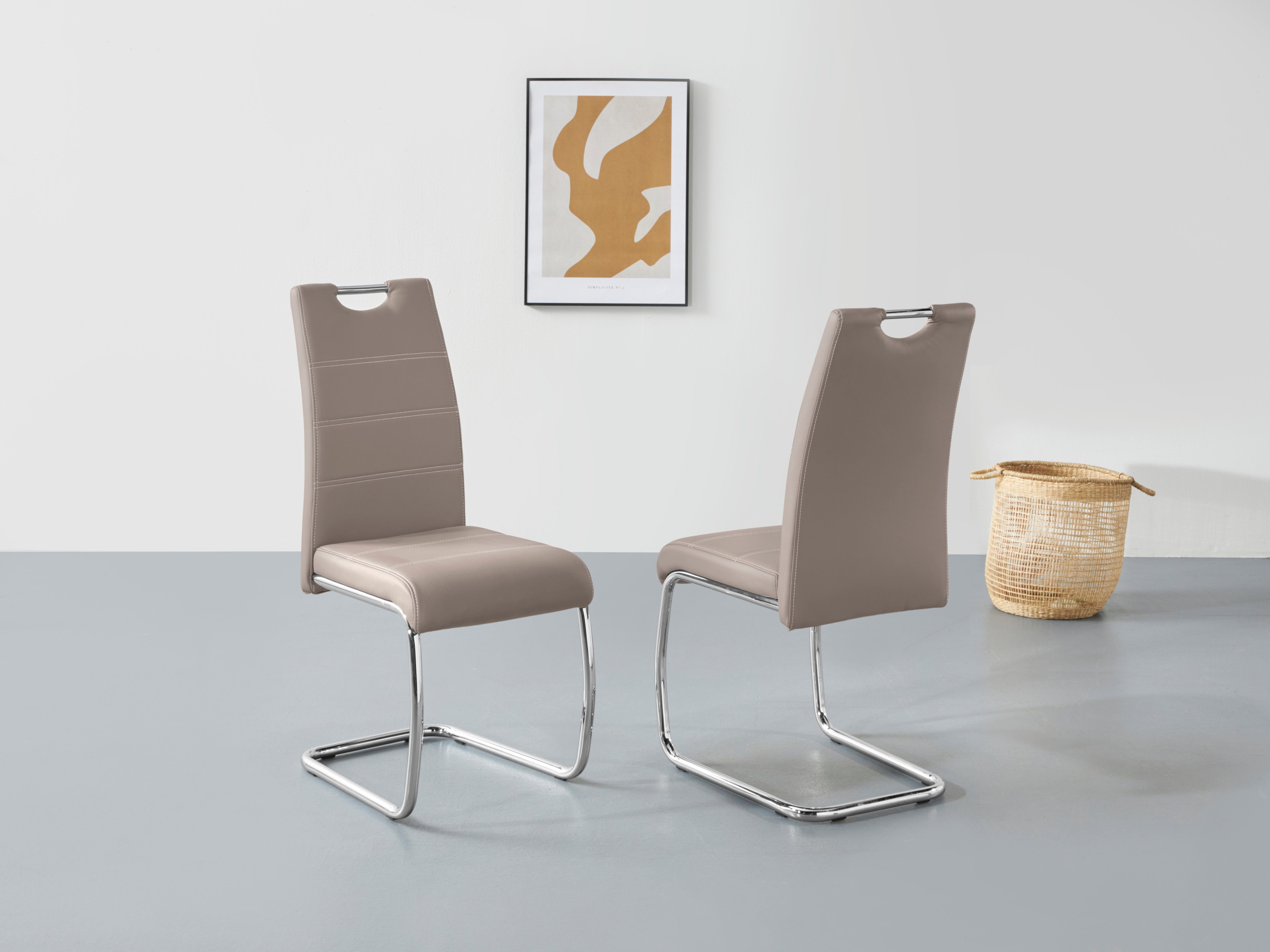 HELA Freischwinger Flora, Esszimmerstühle (Set, 1 St), Schwingstuhl Set: 1, günstig online kaufen