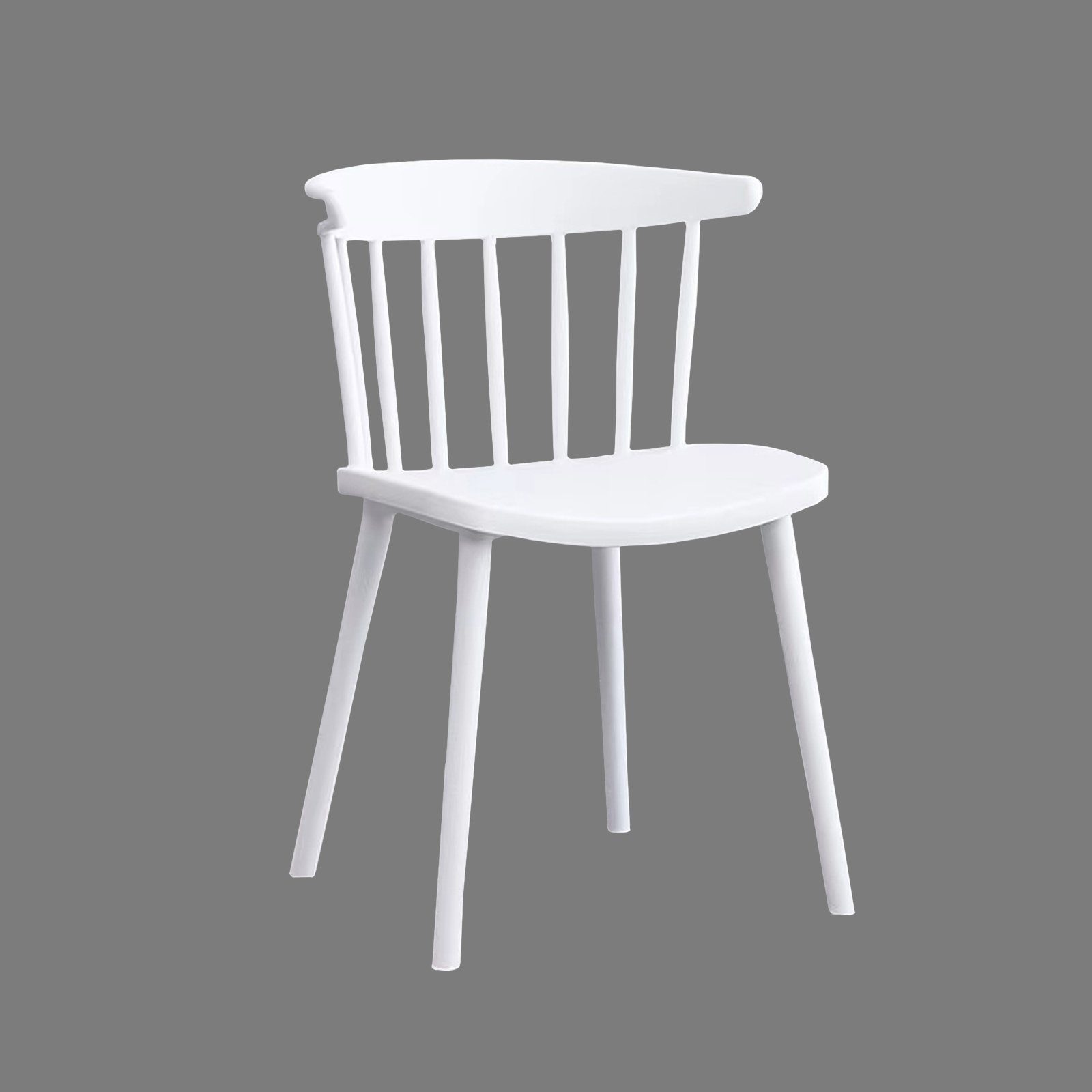 Esszimmerstuhl 2 (Set, Stuhl Tovik St), Küchenstuhl Küchenstuhl Kunststoffstuhl 2er-Set HTI-Living Weiß Bistrostuhl