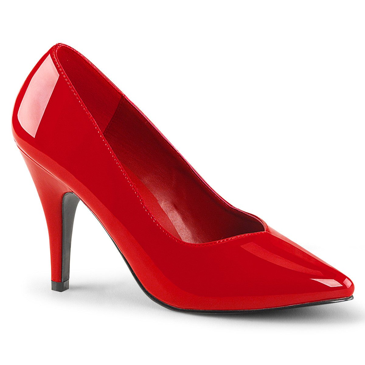 Sale DREAM-420 Pleaser Pink Label Damen High-Heels Pumps rot Lack Über High-Heel-Stiefel