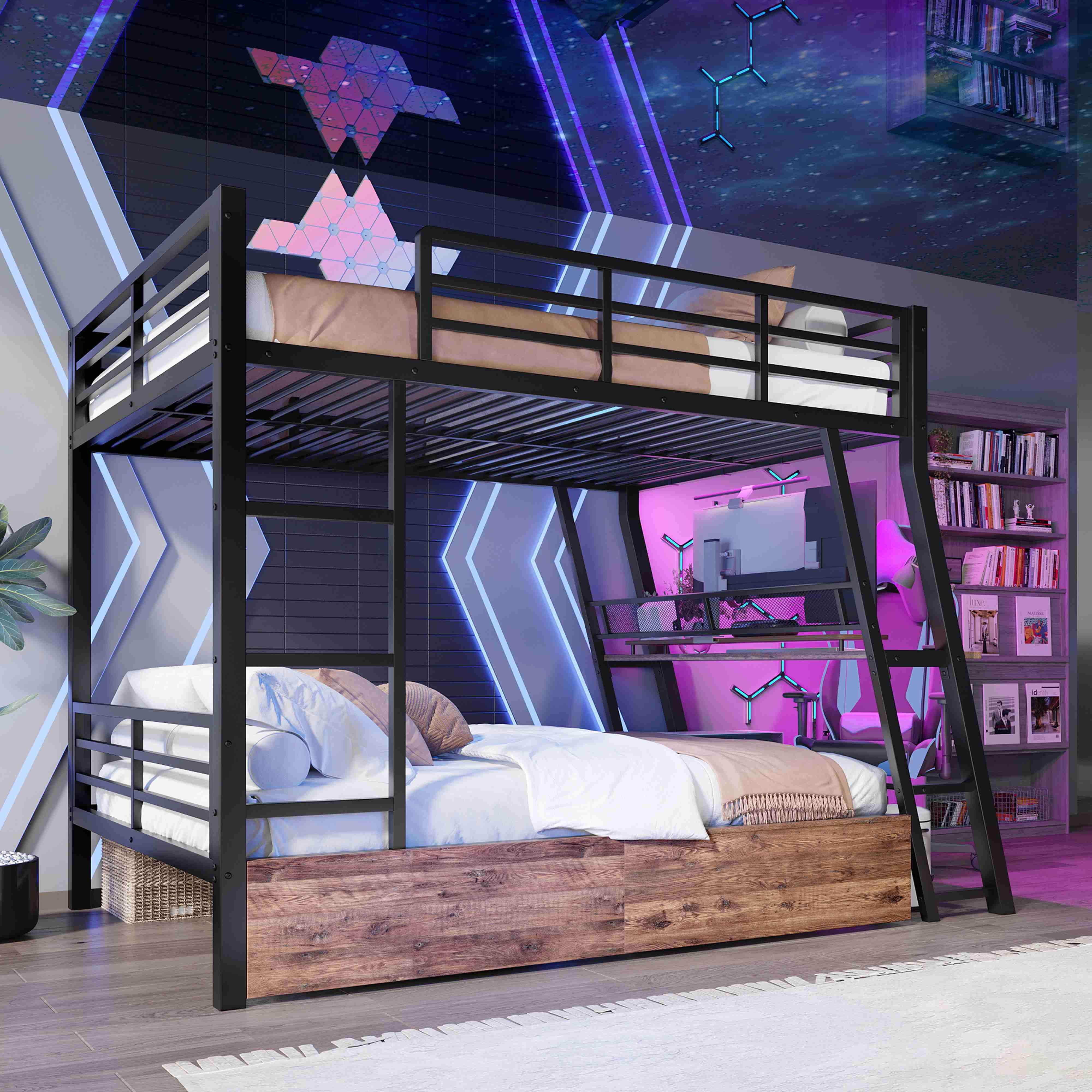 BlingBin Hochbett Jugendbett Für Büro, Studium günstig online kaufen