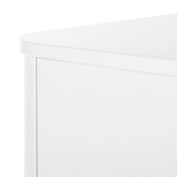 loft24 Sideboard Piano, 2 Türen+3 Schubladen, Skandinavisches Design, Breite 135 cm