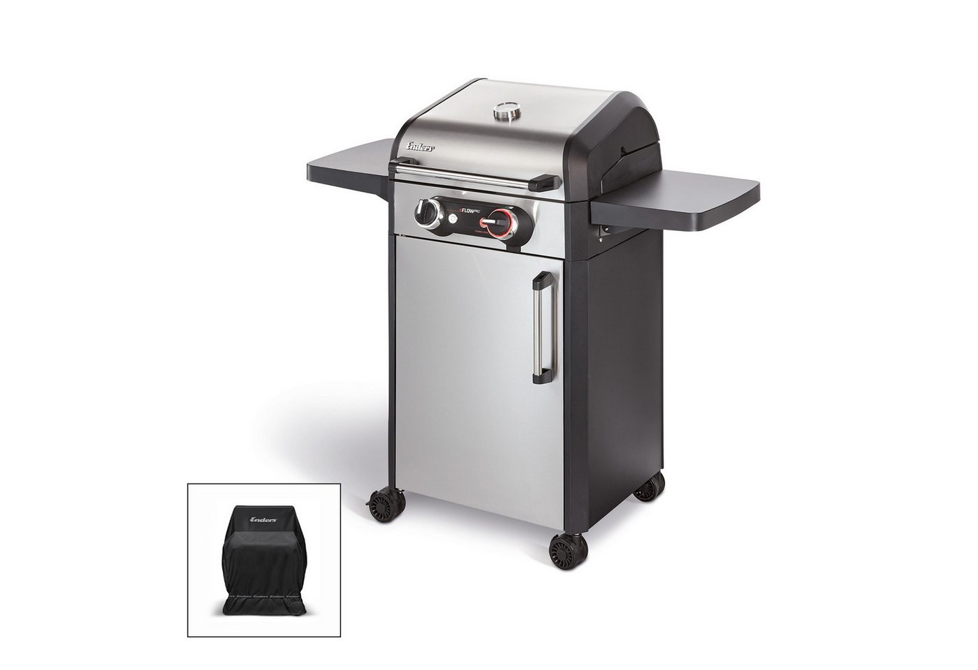 Enders® Elektrogrill Elektrogrill eFlow Pro 2 Turbo inkl. Wetterschutzhülle, 3000 W