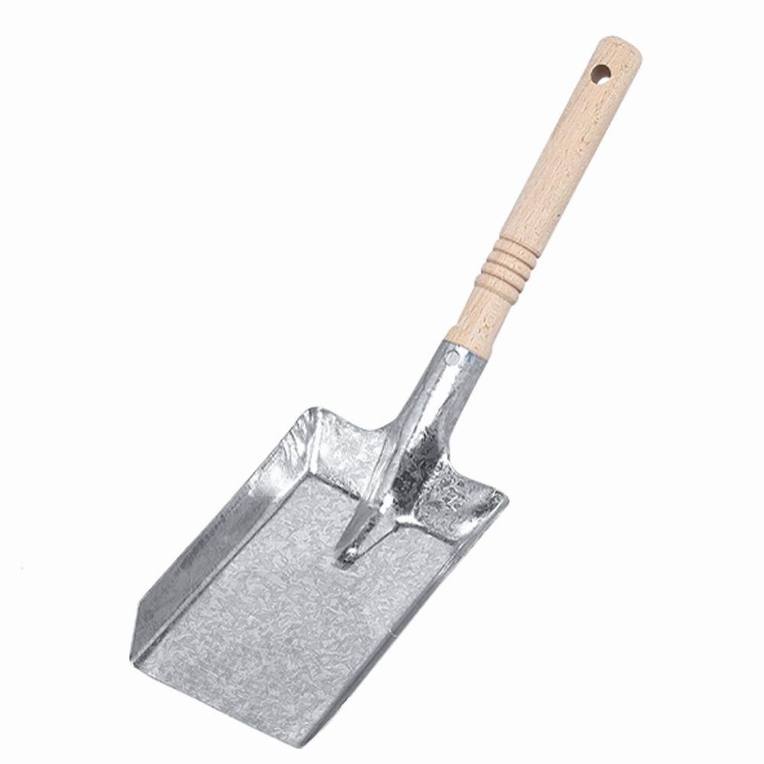 turk Schaufel Kohlenschaufel verzinkt mit Holzgriff
