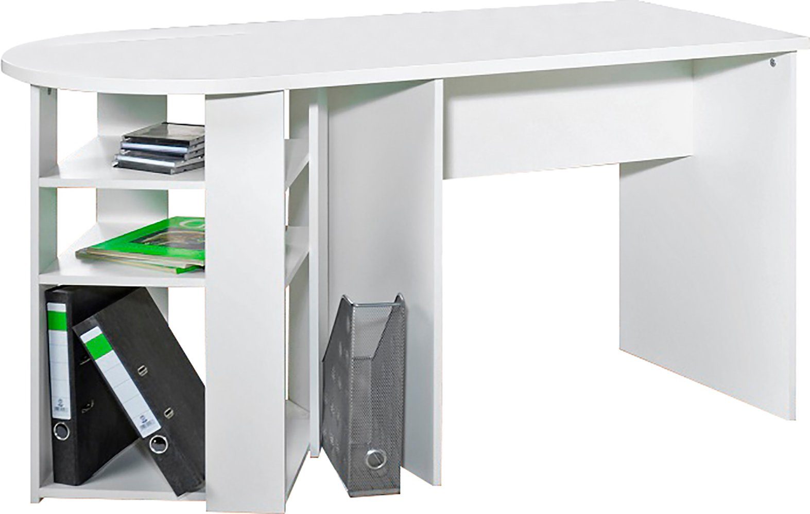 VOGL Möbelfabrik Schreibtisch, frei im Raum aufstellbar, Breite 135 cm, Made in Germany