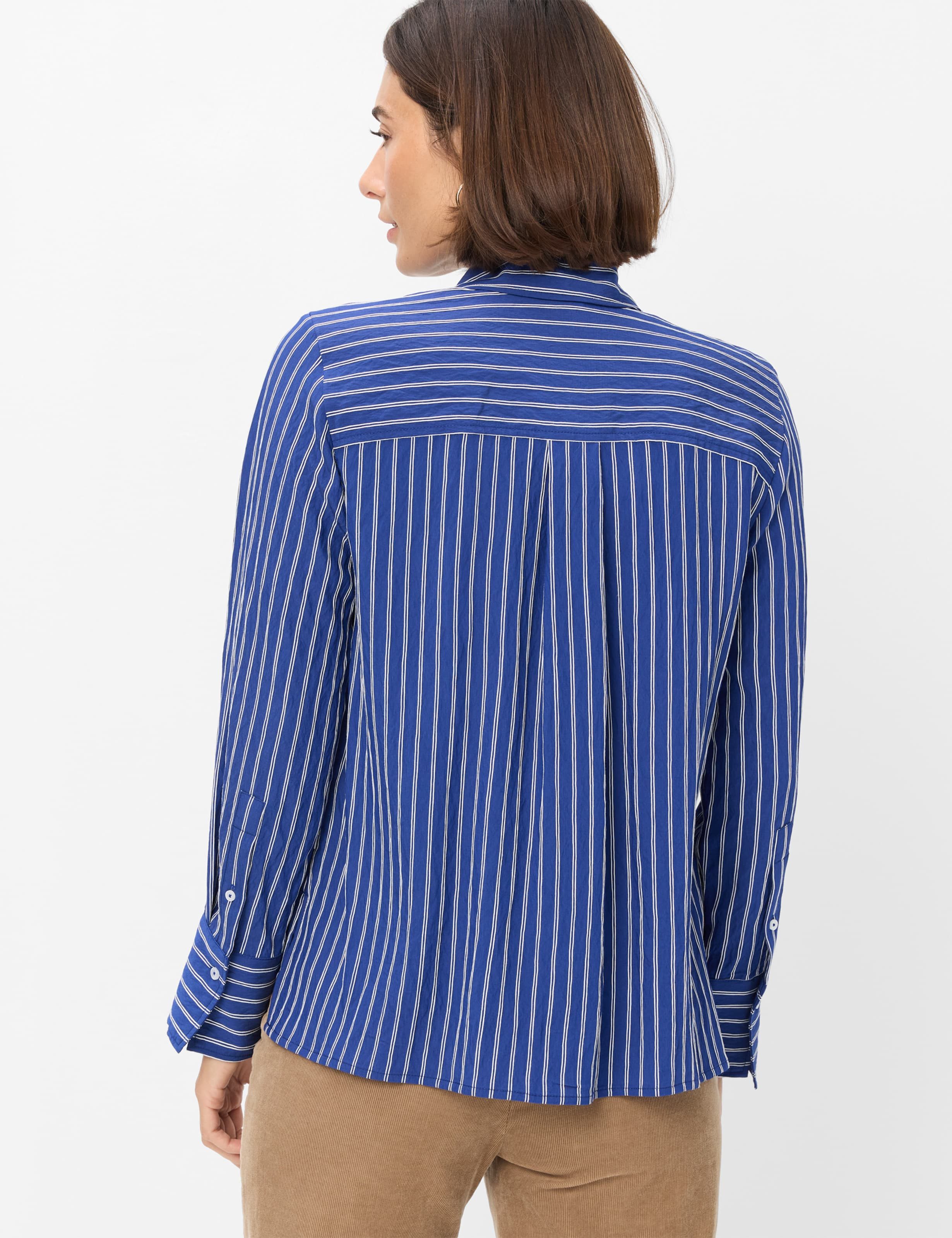 Brax Klassische Bluse Style VICA Streifen: Bluse im Lyocellmix – Bild 2 von 5