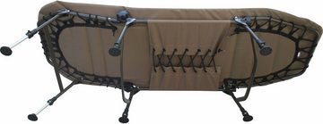 MK Angelsport Angelliege MK Nightdreamer Karpfenliege Kleines Packmaß. Kann Ideal als Besucher-Bett für Camper genutzt werden. Ideale Alternative zu platz fressenden Gästebetten.