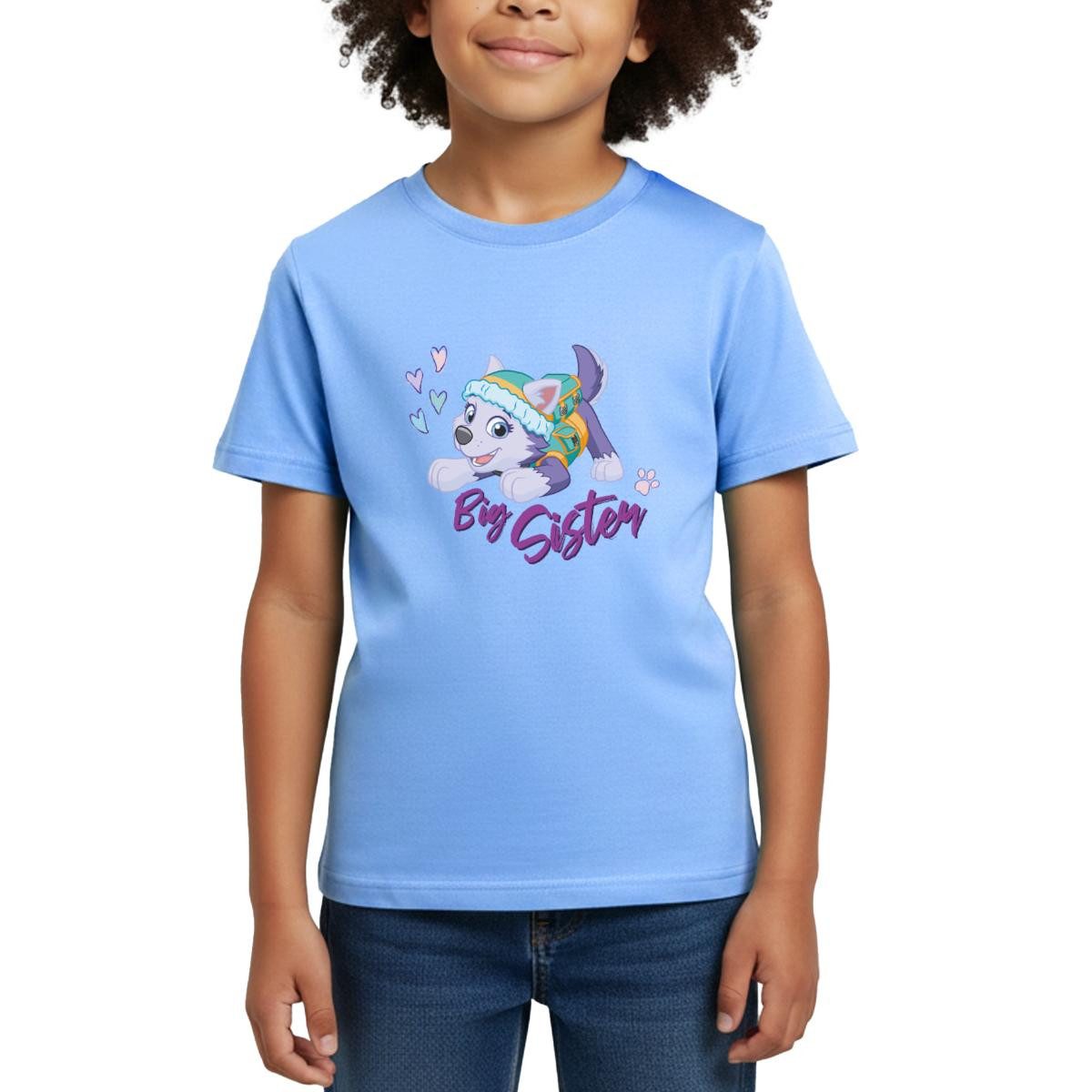 Spreadshirt T-Shirt Paw Patrol Große Schwester Everest Geschenk Kinder T-Shirt (1-tlg) Fällt klein aus. Wir empfehlen, eine Größe größer zu bestellen.