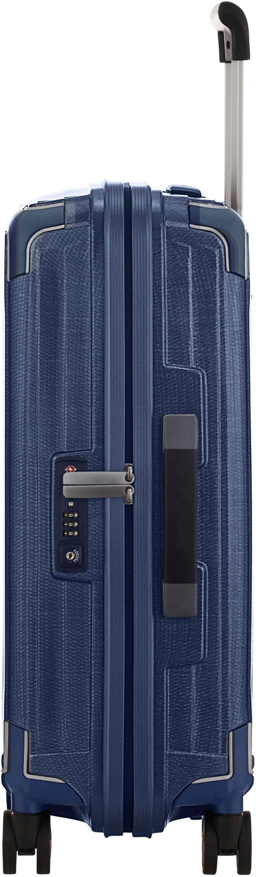 55, LITE-BOX 4 Samsonite Koffer Blue Deep Rollen