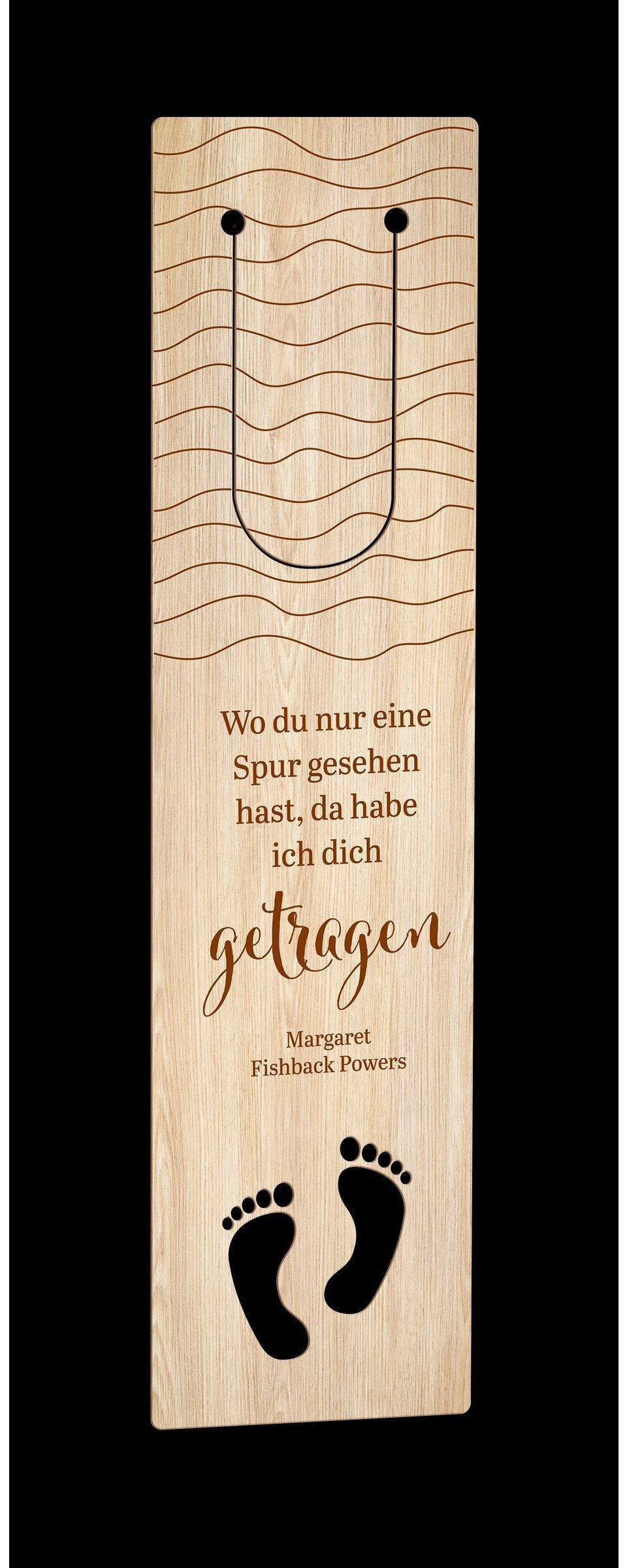 Lesezeichen Wo du nur eine Spur gesehen hast