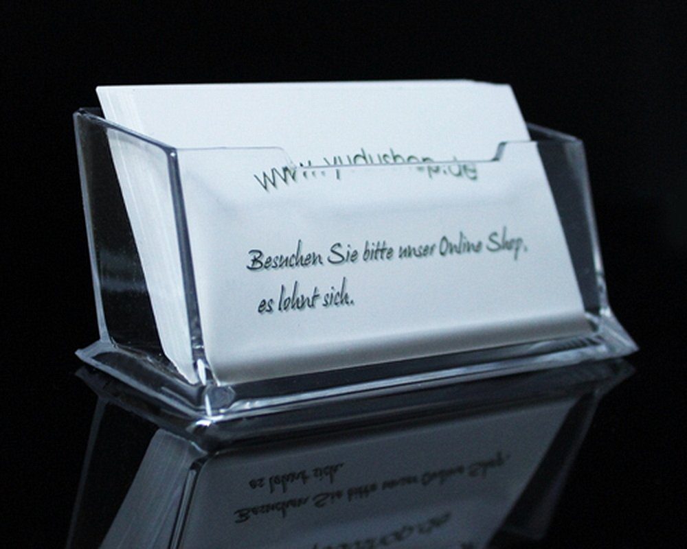 Yudu Visitenkarten Acryl Visitenkartenständer Visitenkartenhalter