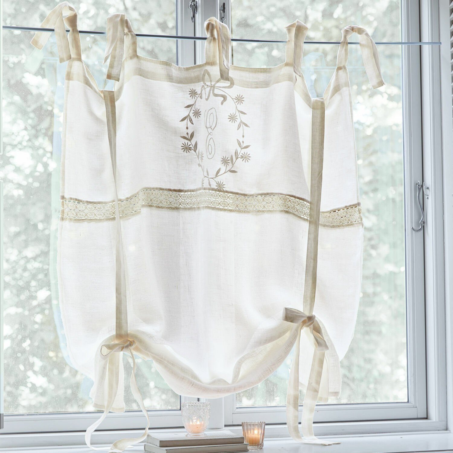 Mirabeau Scheibengardine Scheibengardine Cranny creme günstig online kaufen