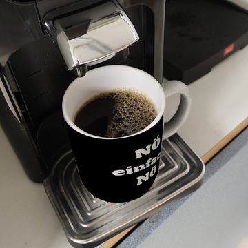 speecheese Tasse NÖ einfach Glitzer Kaffeebecher Besonders geeignet für Männer Frauen