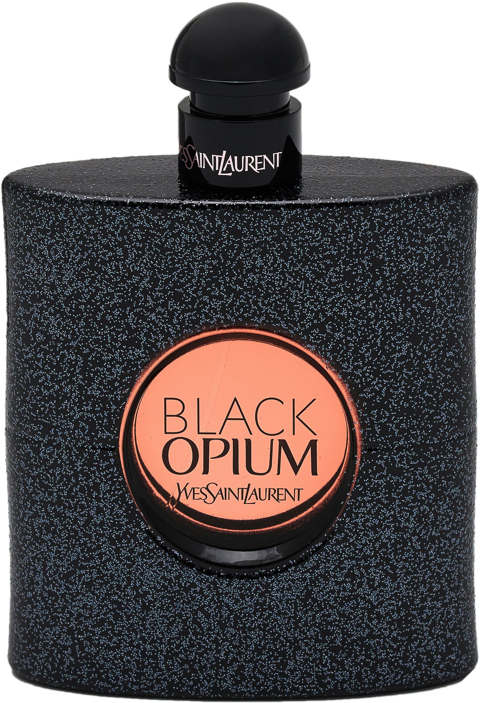 YVES SAINT LAURENT Eau de Parfum BLACK OPIUM FOR HER EDP, mit fruchtig-aromatischem Auftakt