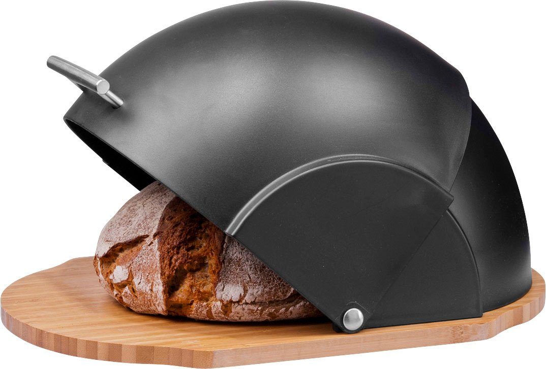 Zeller Present Brotkasten, Bambus, Kunststoff, (1-tlg), Design ist sehr stilvoll und modern