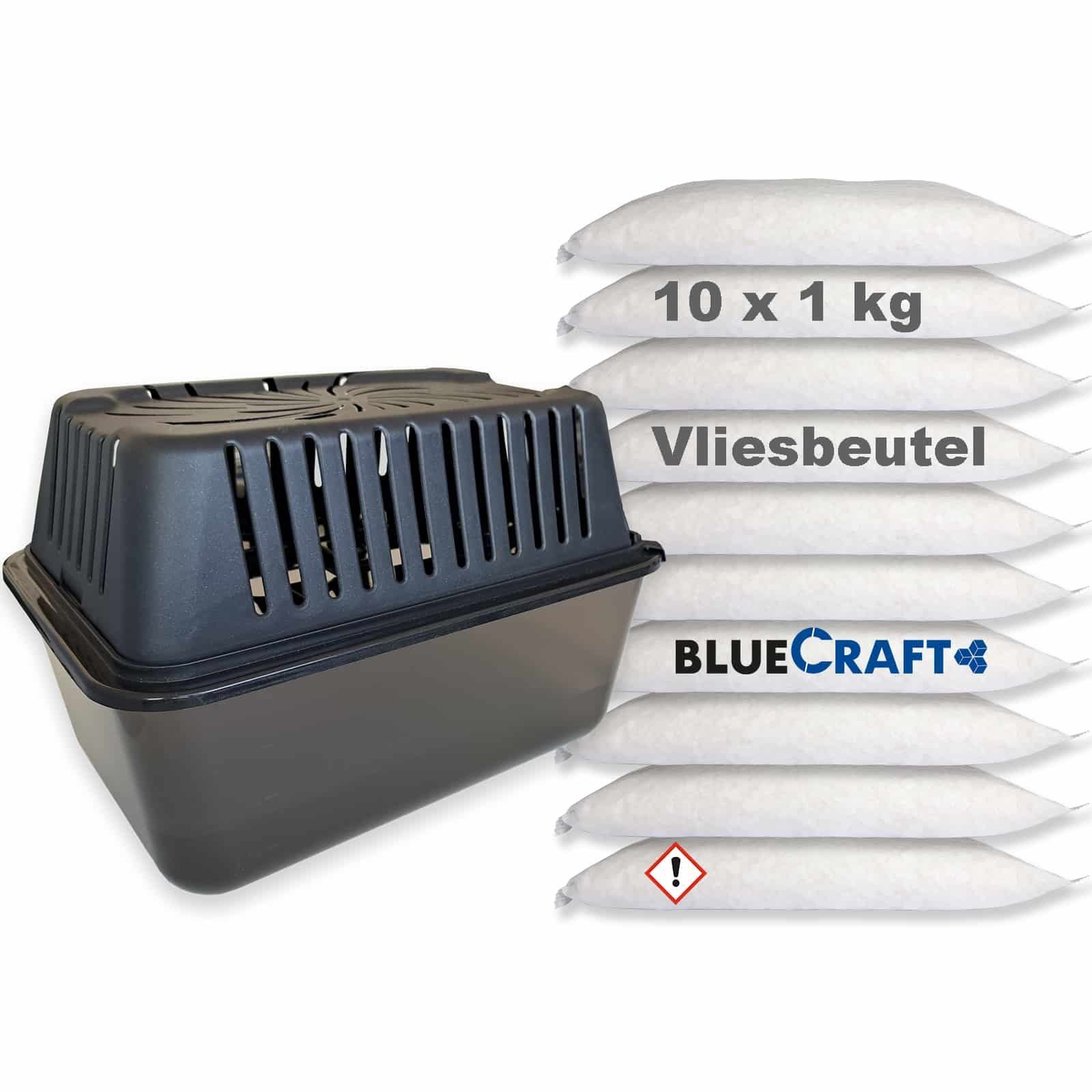BlueCraft Nachfüllpack, Luftentfeuchterbox MEGA inkl. 10 x 1 kg Raum  Luftentfeuchter Granulat im Vliesbeutel, Nachfüllpackung online kaufen |  OTTO