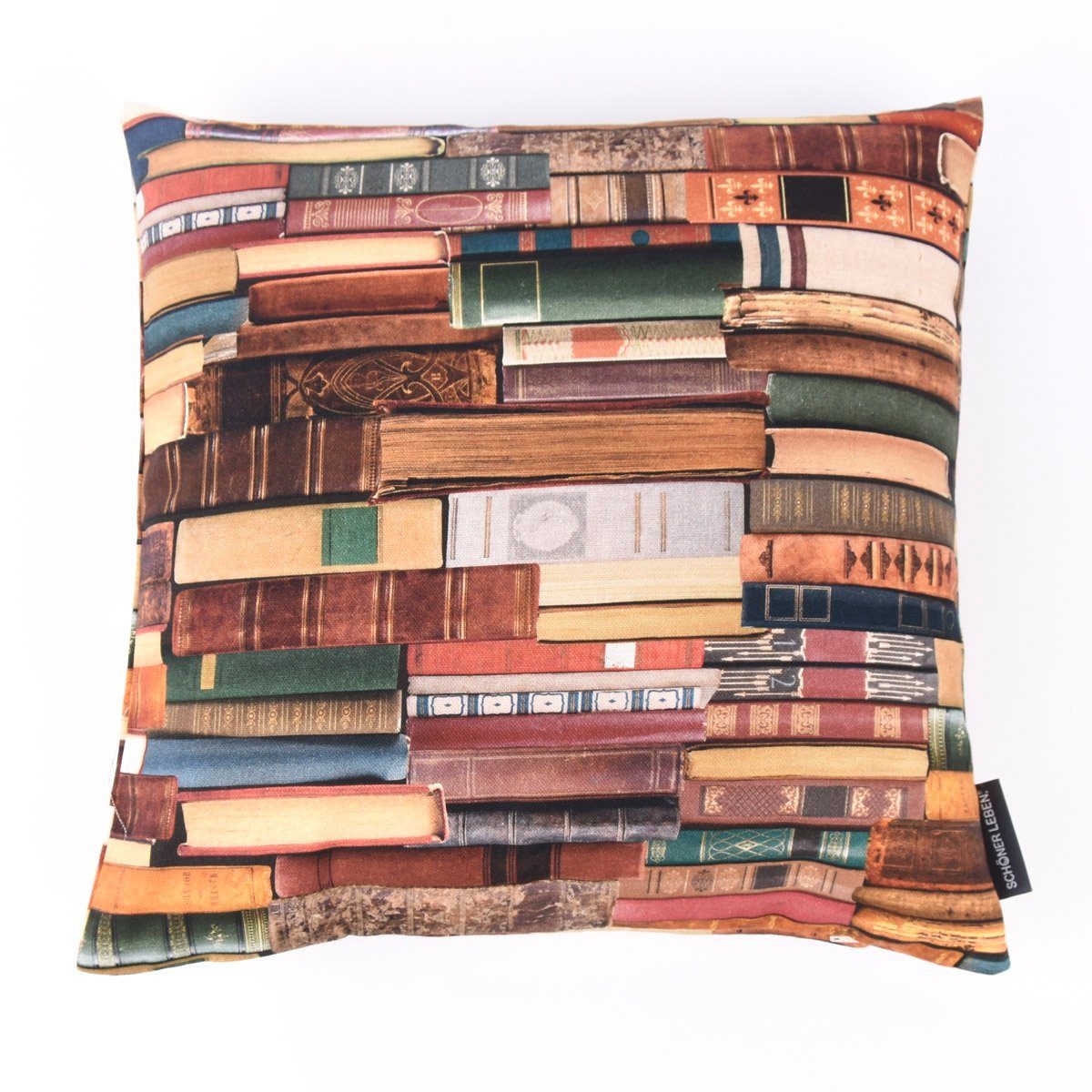 SCHÖNER LEBEN. Dekokissen SCHÖNER LEBEN. Kissenhülle Digitaldruck Bücher Bo günstig online kaufen