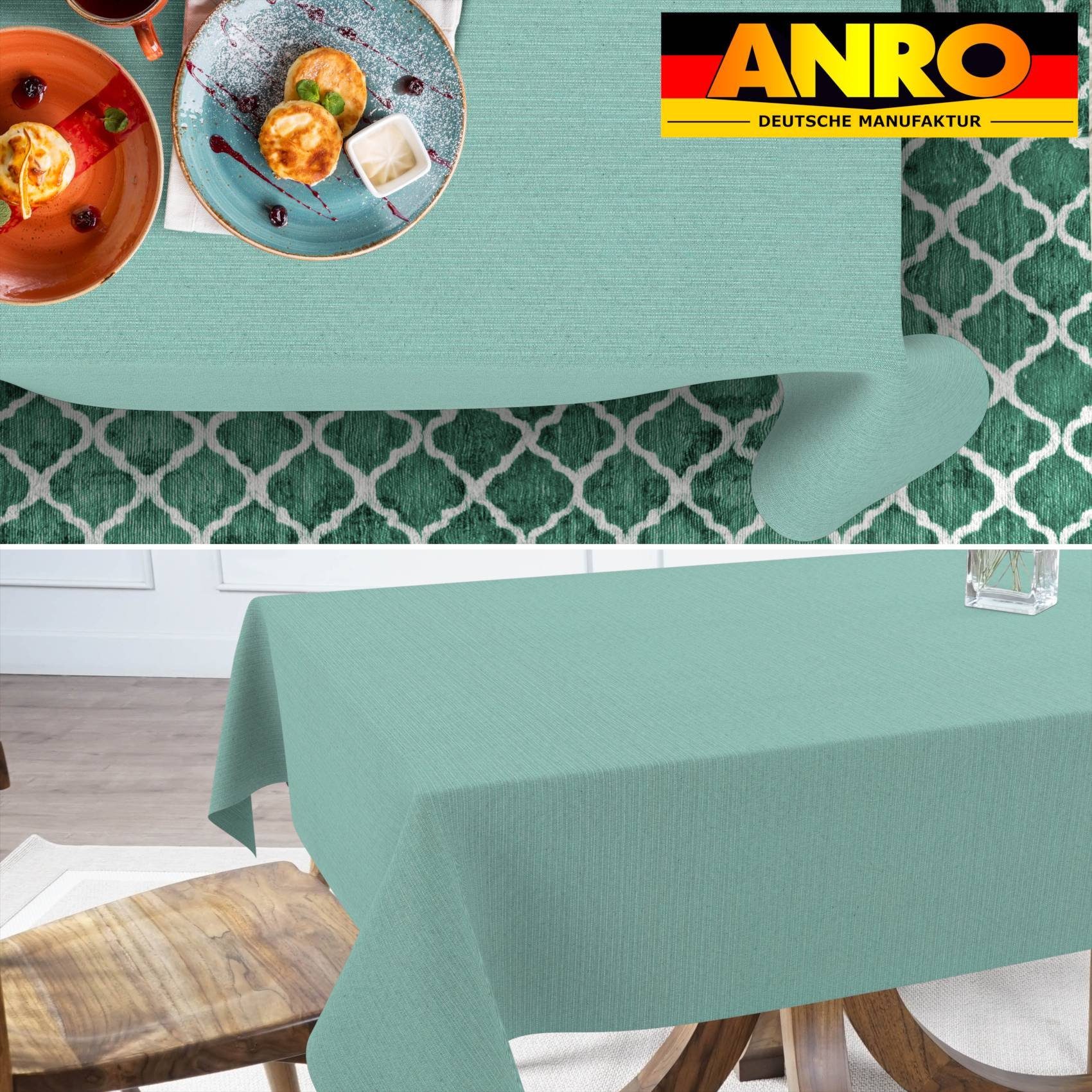 ANRO Tischdecke Hochwertig Tischwäsche mit Beschichtung (Einzelstück 1-tlg) günstig online kaufen