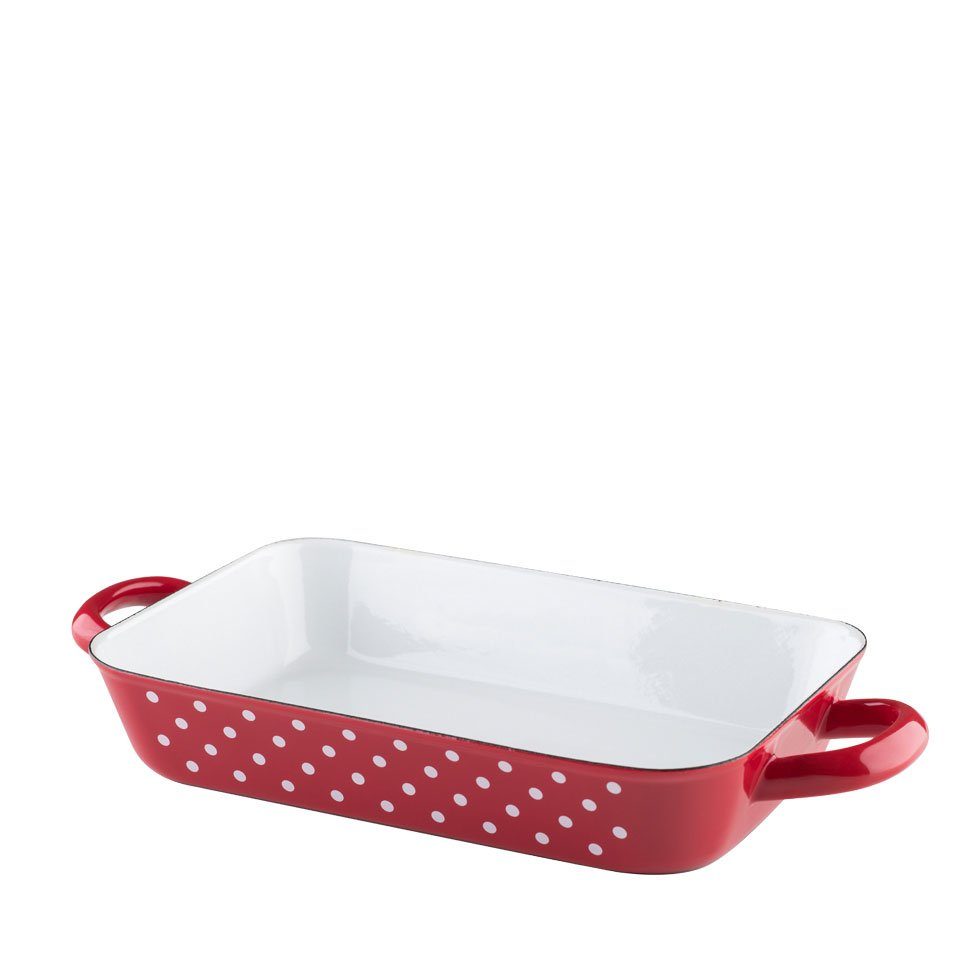 Riess Bratpfanne Country Pünktchen Rot, 17 cm