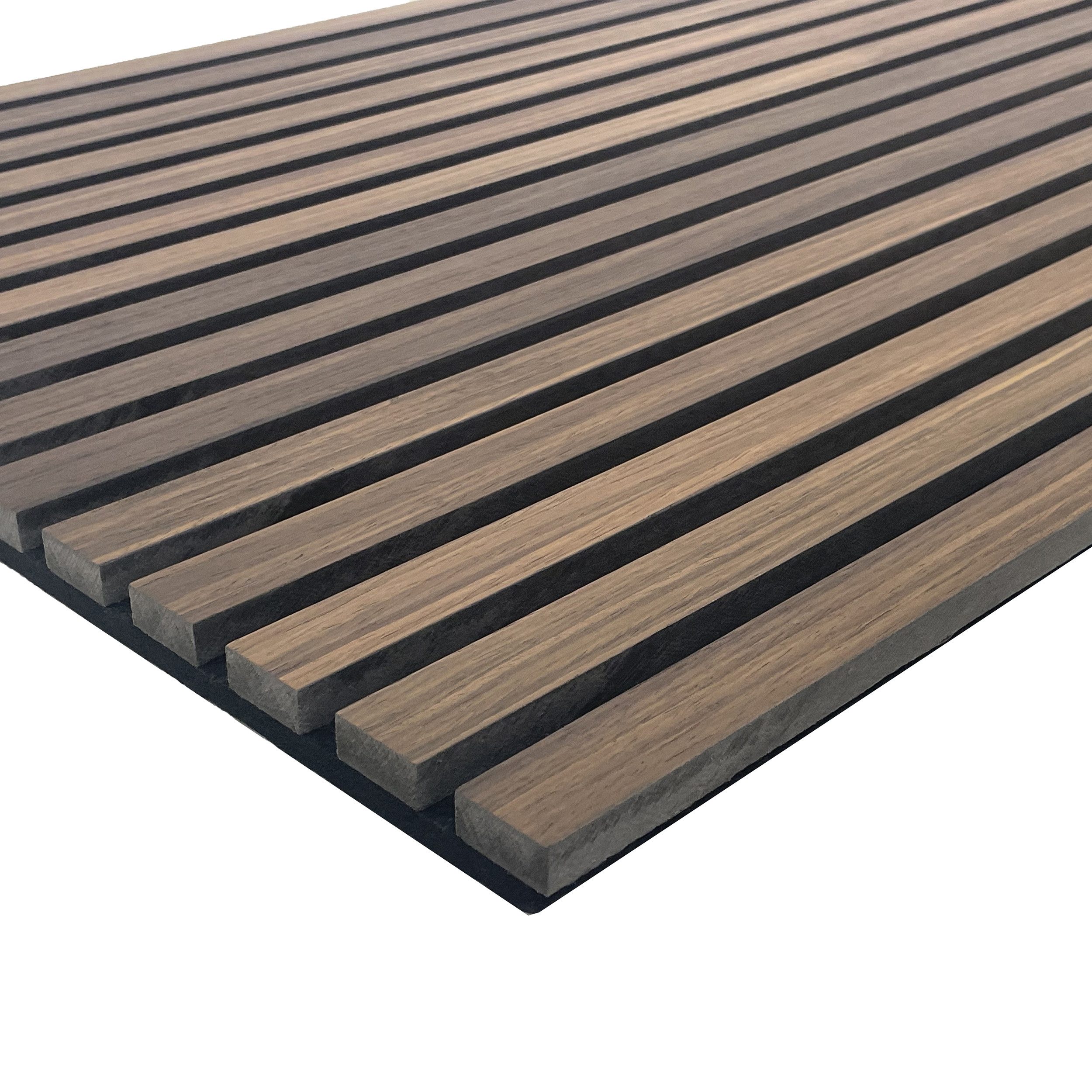 tktrading24 Wandpaneel Akustikpaneel mit Holzfurnier in Smoke Walnut - 2700 günstig online kaufen