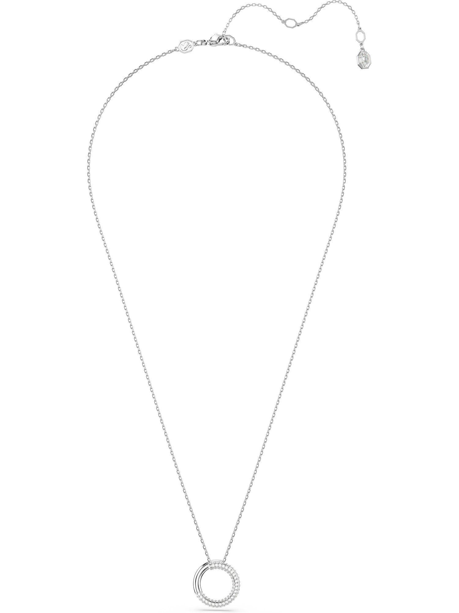 Collier Swarovski Damen-Kette Metall Swarovski-Kristall