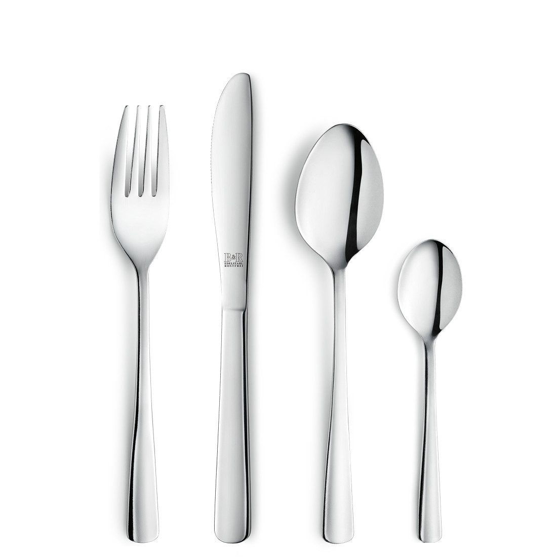 Amefa Besteck-Set RIVA (24-tlg), 6 Personen, Edelstahl Rostfrei 18/0, spülmaschinenfest