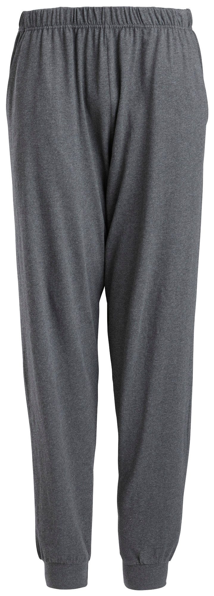 Schlafhose Herren-Hose, lang mit Bündchen