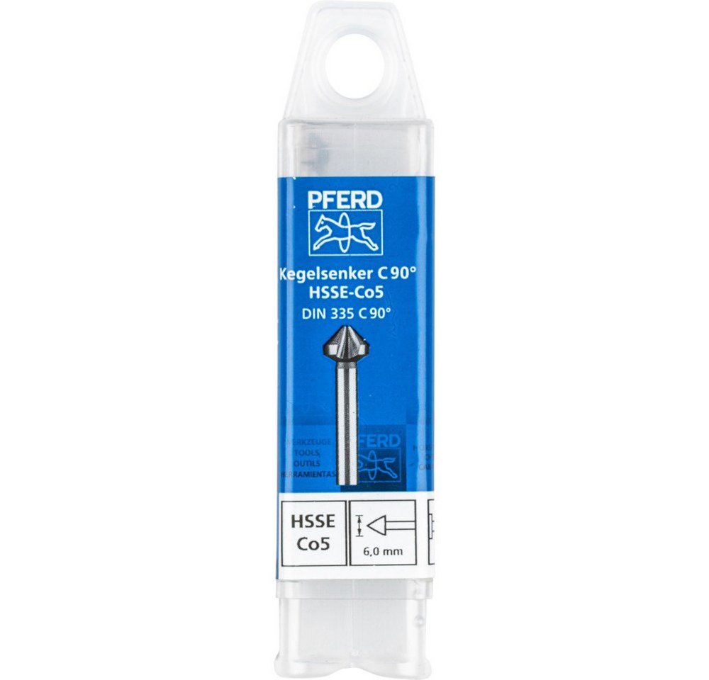 Thumbnail - Pferd Senkbohrer PFERD KES HSSE DIN 335 C90° 6,0 25202125 Kegelsenker 6 mm HSS 1 St.