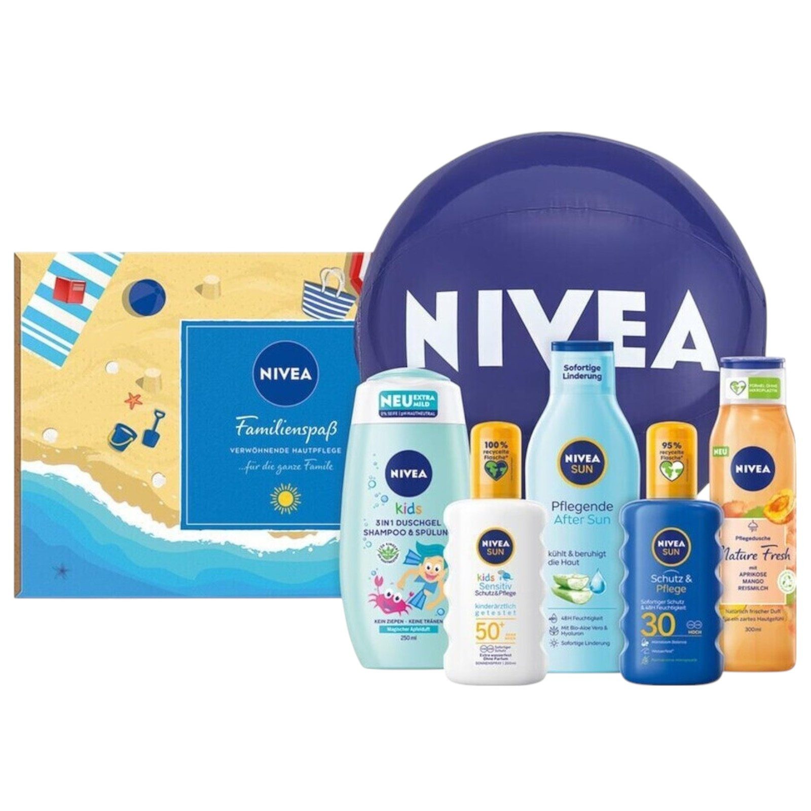 Nivea Hautpflege-Set NIVEA Geschenkset Familienspaß, 6-tlg.