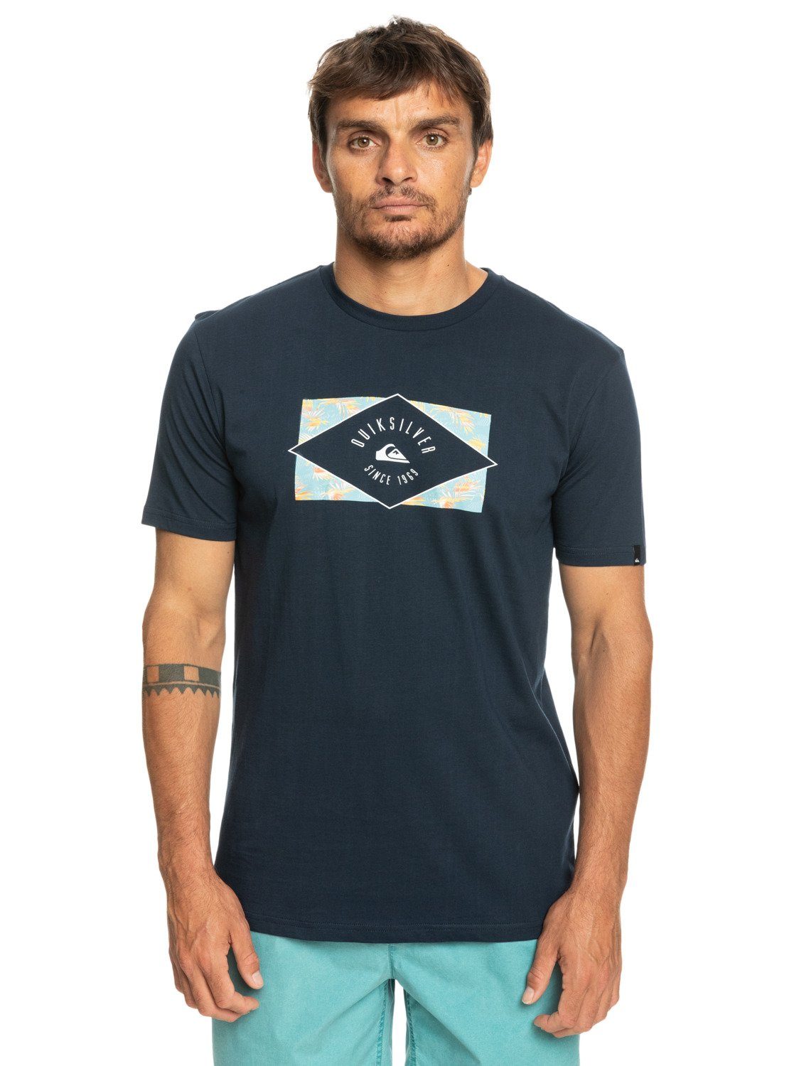 Quiksilver T-Shirt Circled Blazer Navy Line