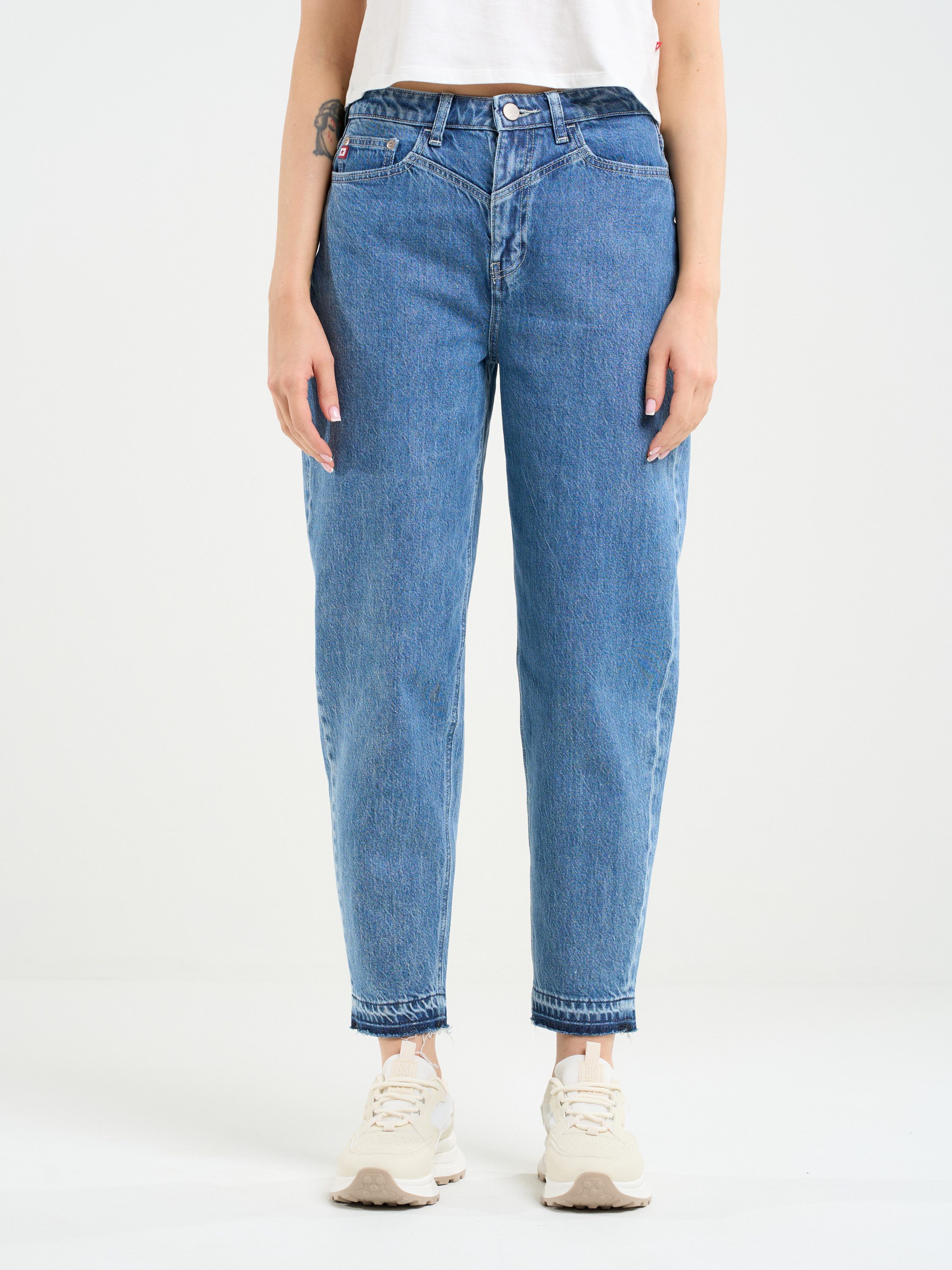 BIG STAR Tapered-fit-Jeans RIA normale Leibhöhe