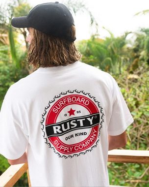 Rusty T-Shirt BOTTLE CAP SHORT SLEEVE TEE