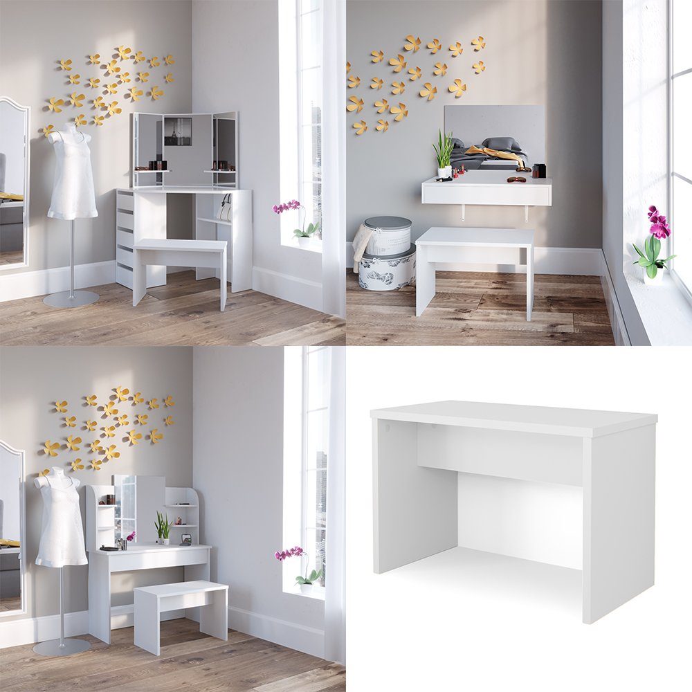 Vicco Sitzbank, Weiß, 70 cm für Schminktisch (Einzelartikel), divers kombin günstig online kaufen