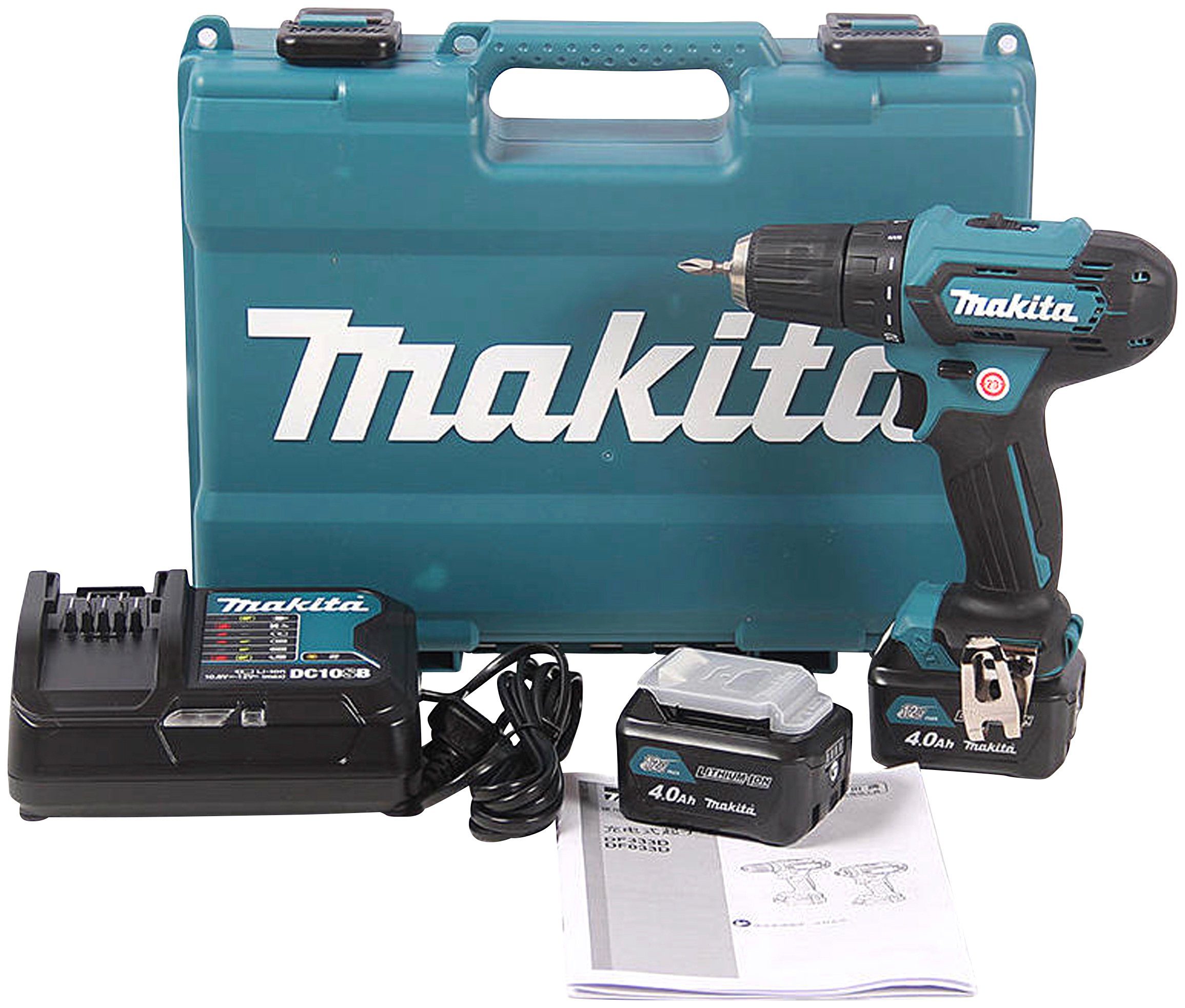 Makita Akku-Bohrschrauber »CXTDF333DSME«, max. 1700 U/min, (Set), inkl. 2  Akkus, Schnellladegerät und Transportkoffer online kaufen | OTTO