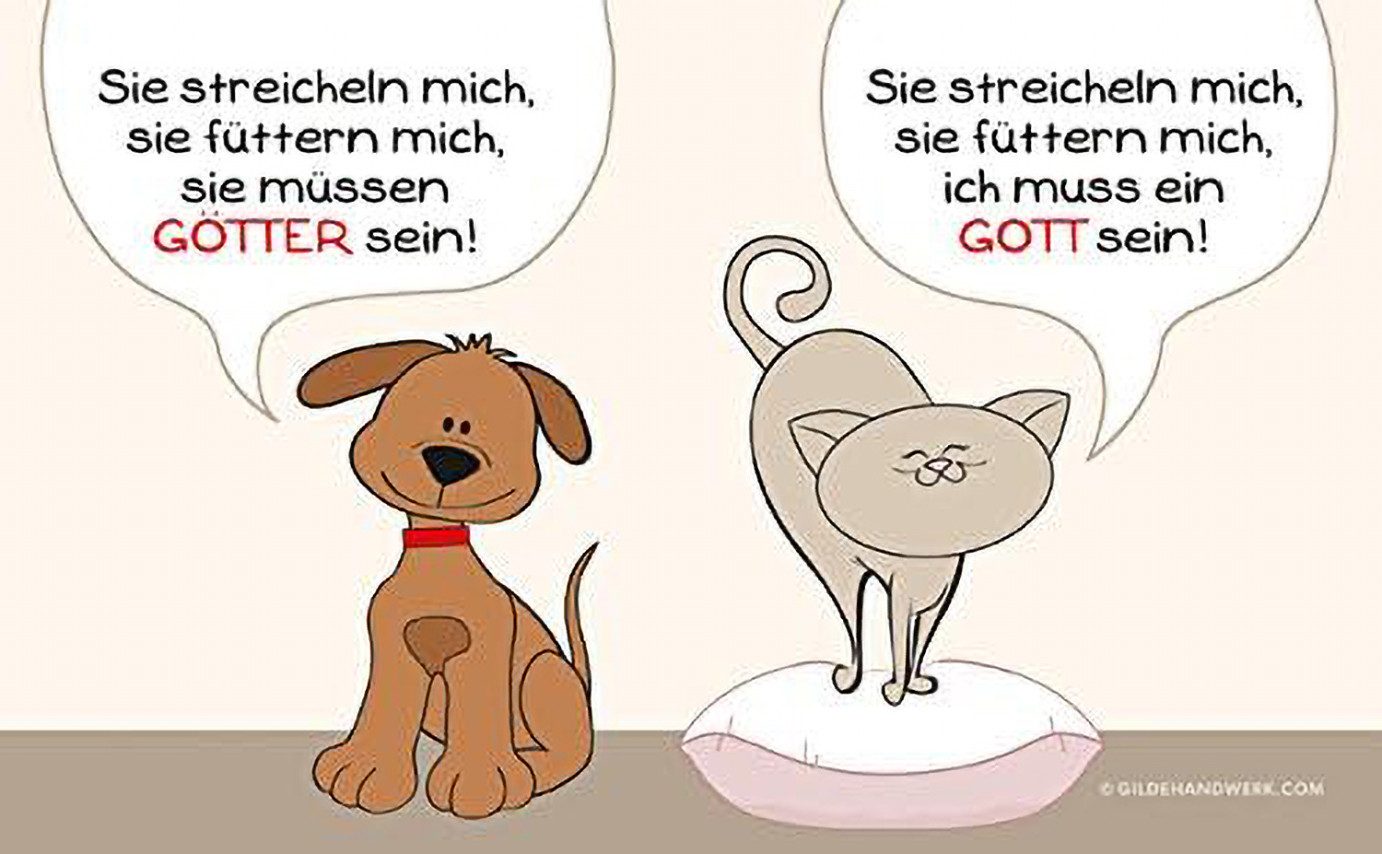 GILDE Frühstücksbrett Frühstücksbrettchen Sie streicheln mich, Sie müssen Götter sein, (1-St), langlebig, robust und alltagstauglich