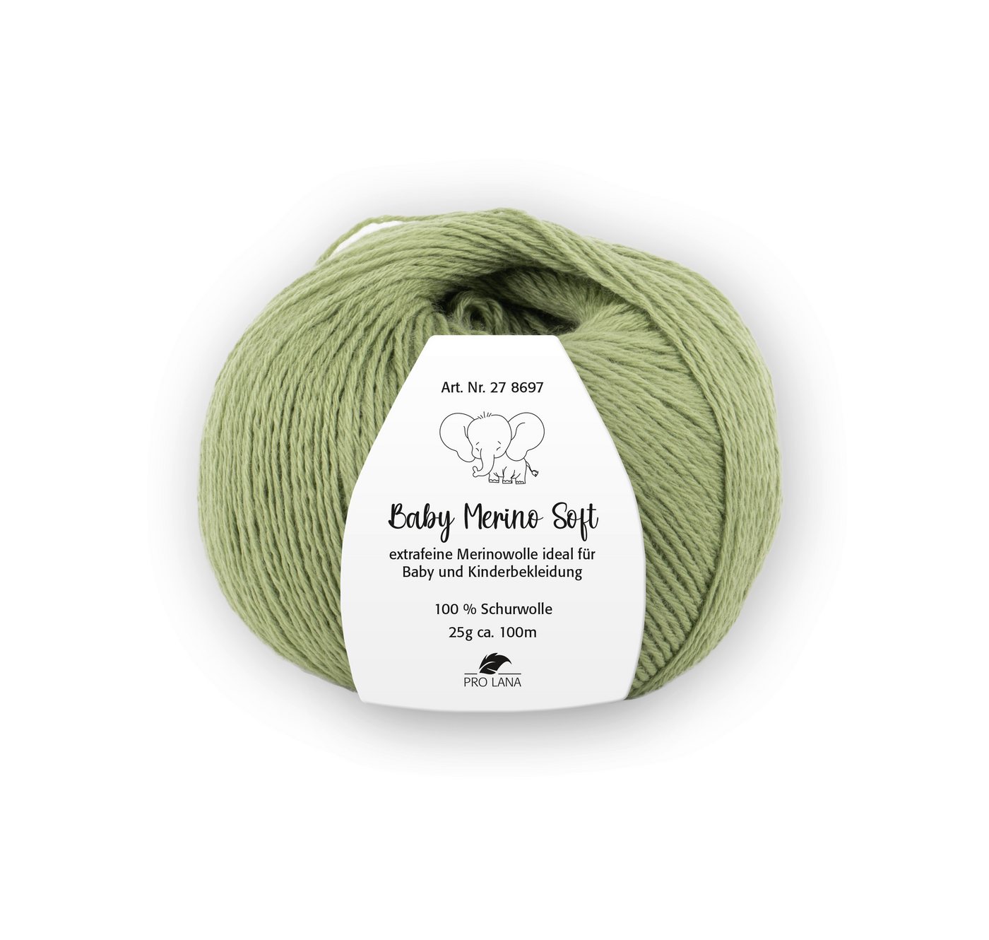 Pro Lana Baby Merino soft Häkelwolle, 100 m (Baby Merino Soft Wolle, zartes Gefühl auf der Babyhaut), 25 g