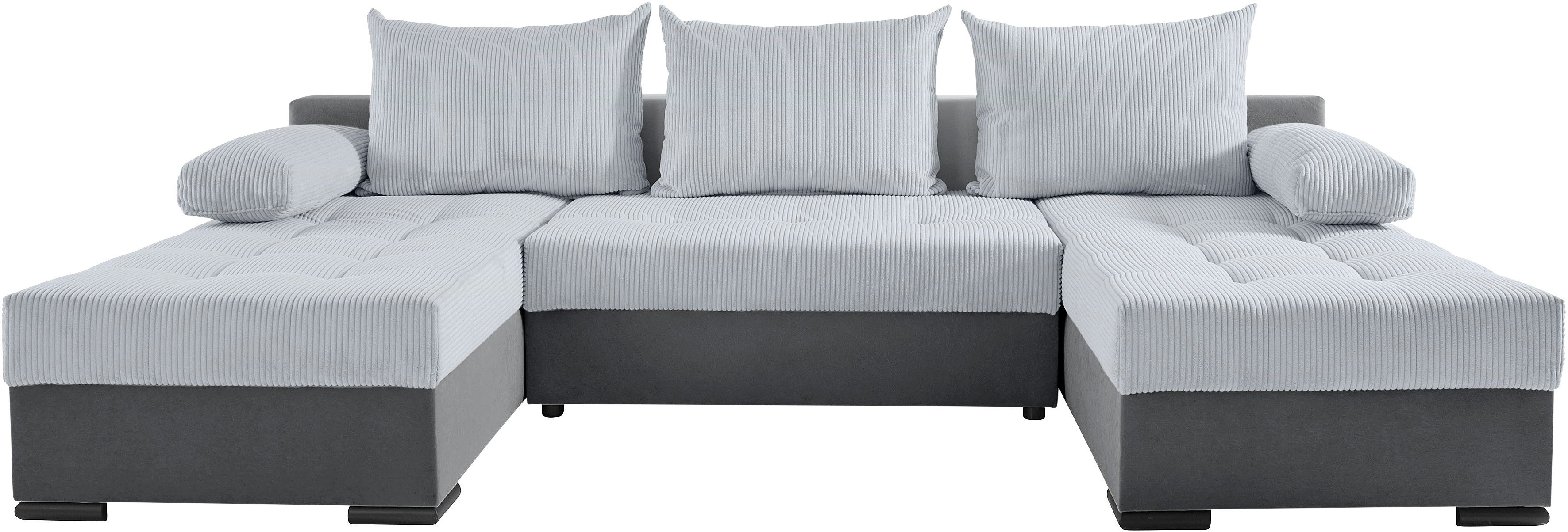COLLECTION AB Wohnlandschaft Josy U-Form, B: günstig online kaufen